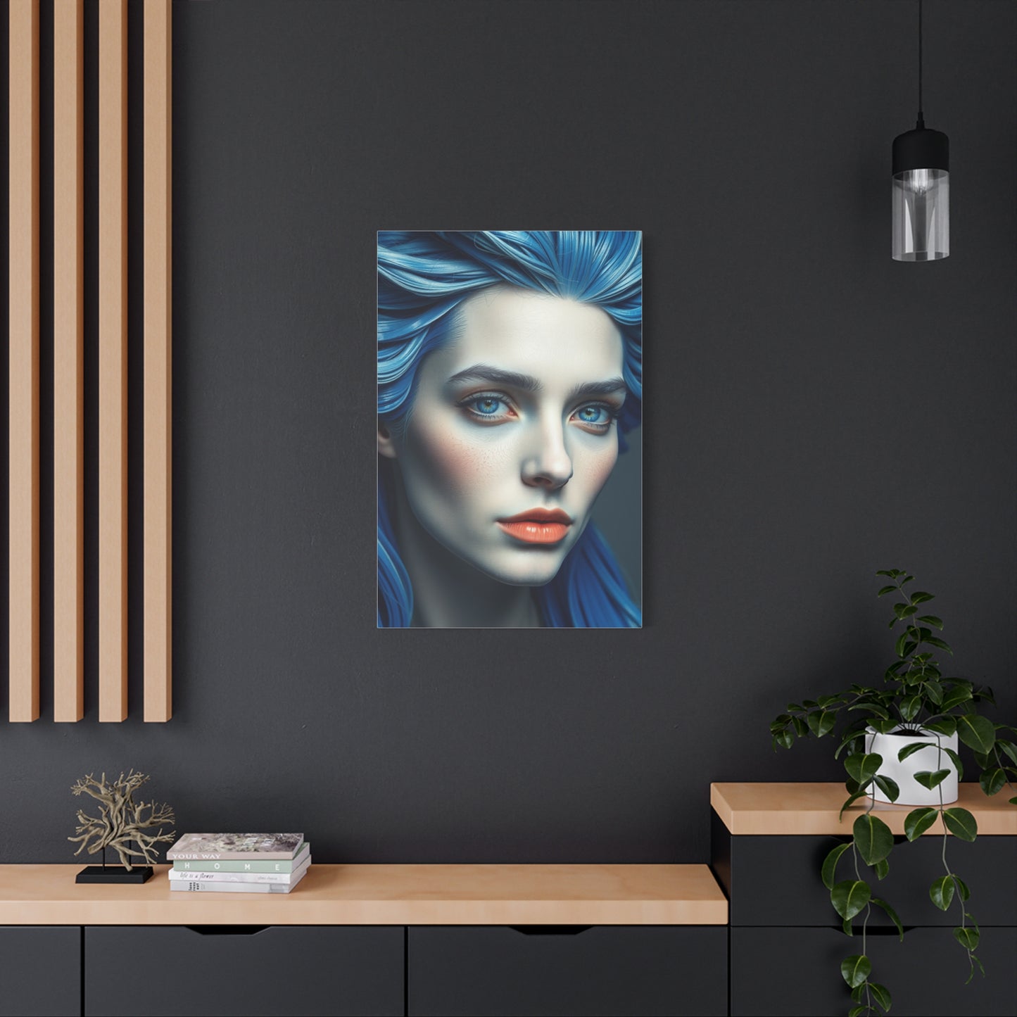 Blue & Gray Art Supreme Gallery Wall Art & Canvas Print