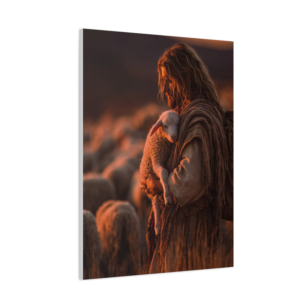 The Good Shepherd Intimate Portrait Wall Art & Canvas Print