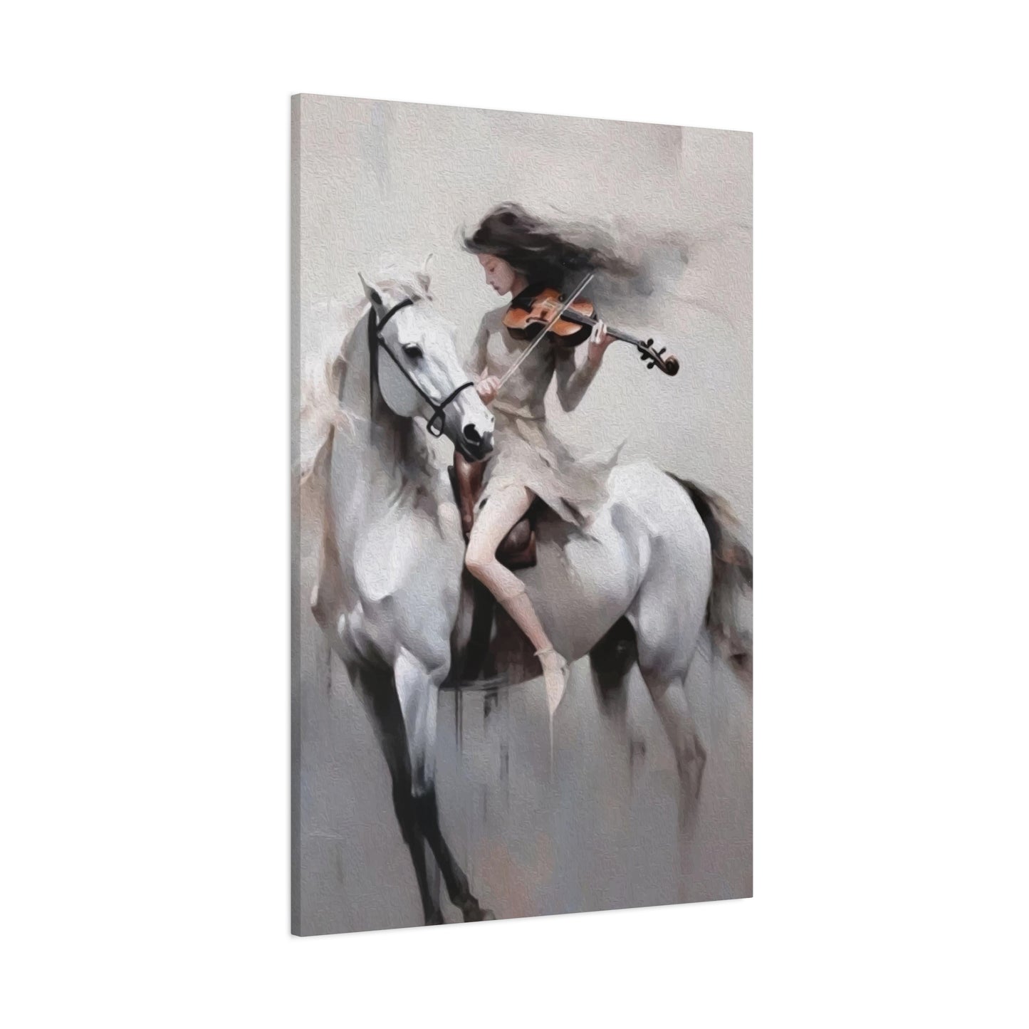 Women playing Violin Wall Art & Canvas Prints