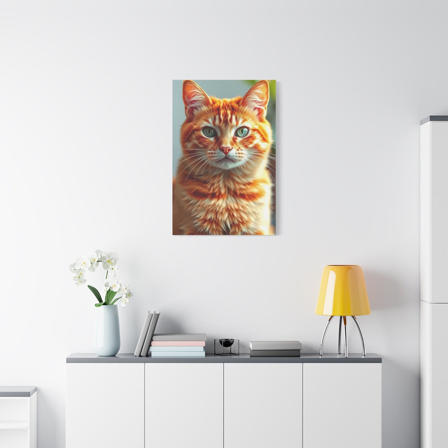 Orange Cat Art Supreme Canvas Wall Art & Canvas Print
