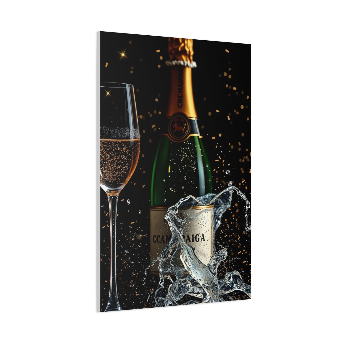 Champagne Art Supreme Canvas Wall Art & Canvas Print