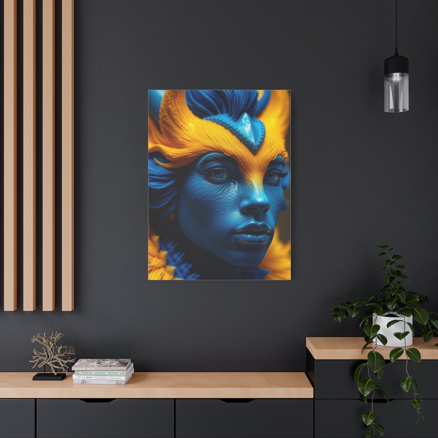 Blue & Yellow Art Refined Canvas Wall Art & Canvas Print