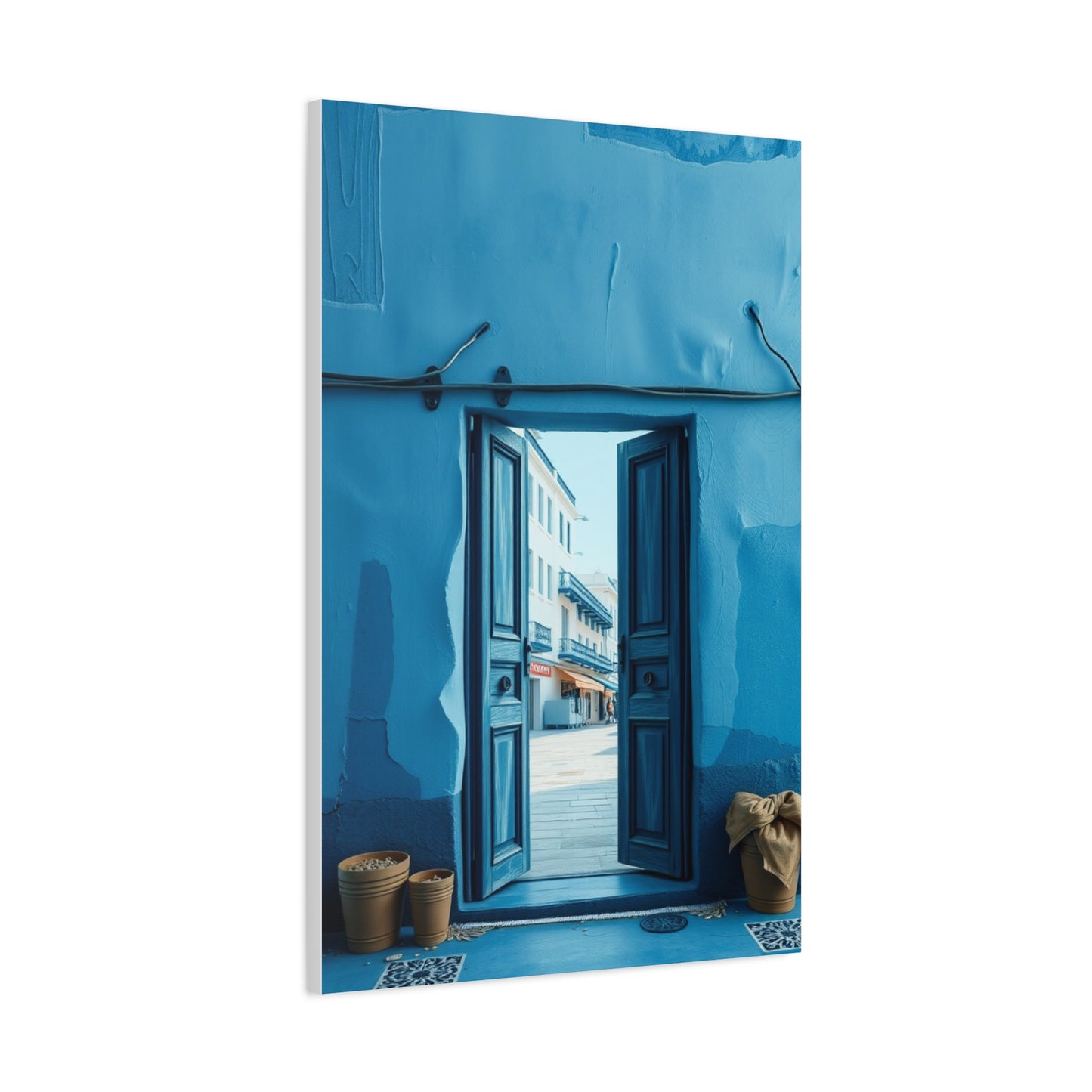 Blue and White Art Supreme Gallery Wall Art & Canvas Print