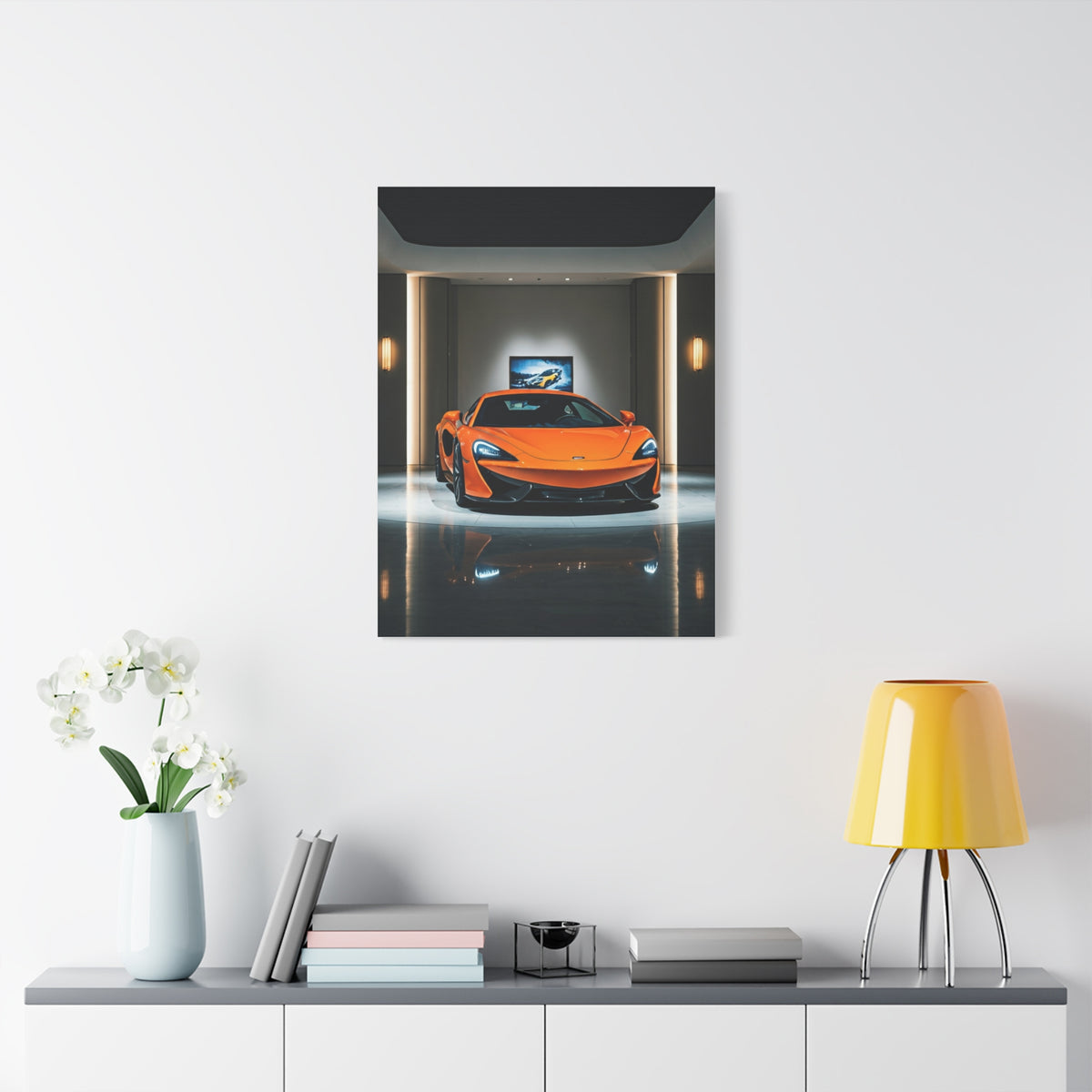 Dream Garage McLaren 570S Gallery Display Wall Art & Canvas Prints