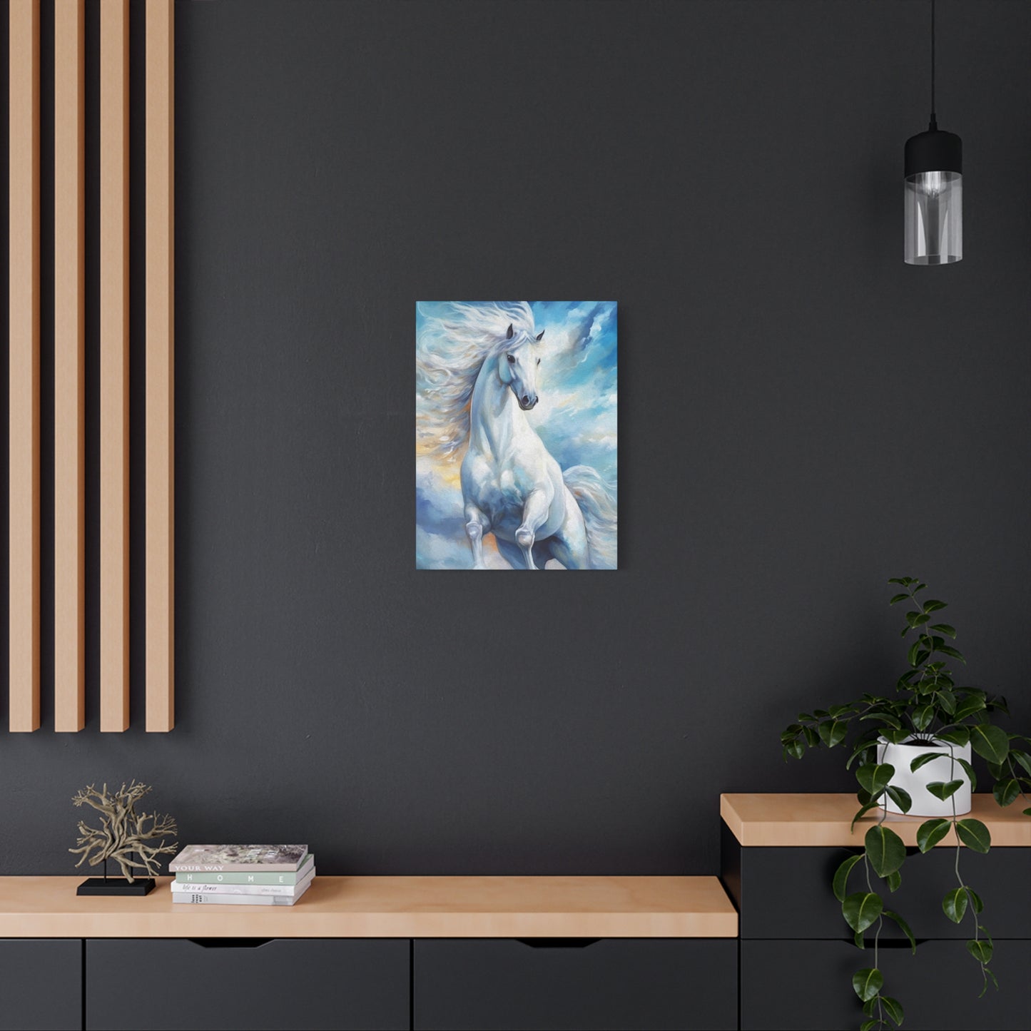 White Horse Wall Art & Canvas Prints