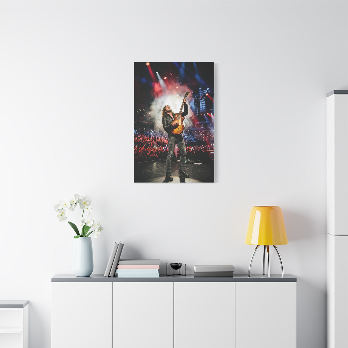 Live Concert Guitar Performance Wall Art & Canvas Print