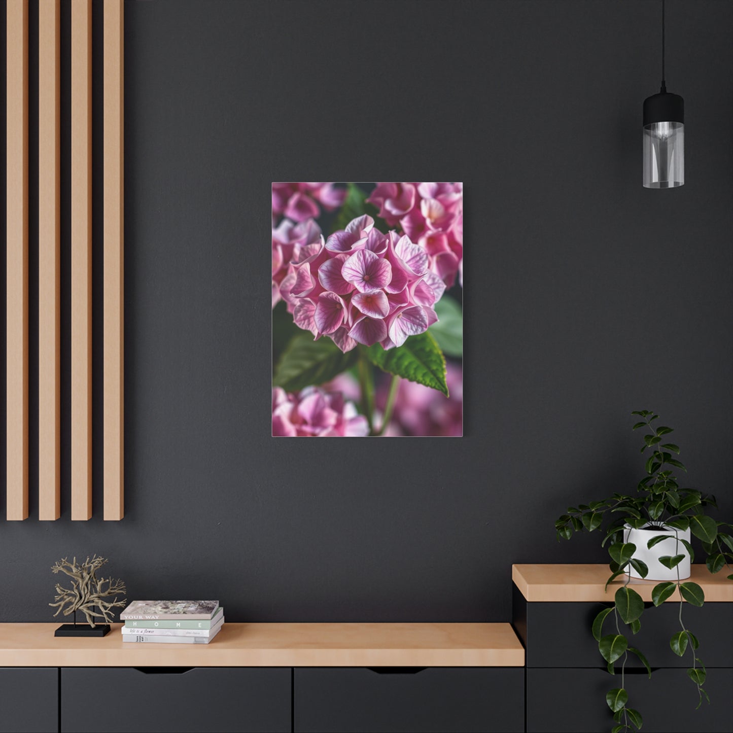 Supreme Hydrangea Flower Art Wall Art & Canvas Print