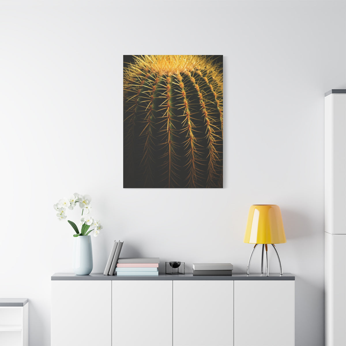 Desert Barrel Cactus Macro Texture Wall Art & Canvas Prints
