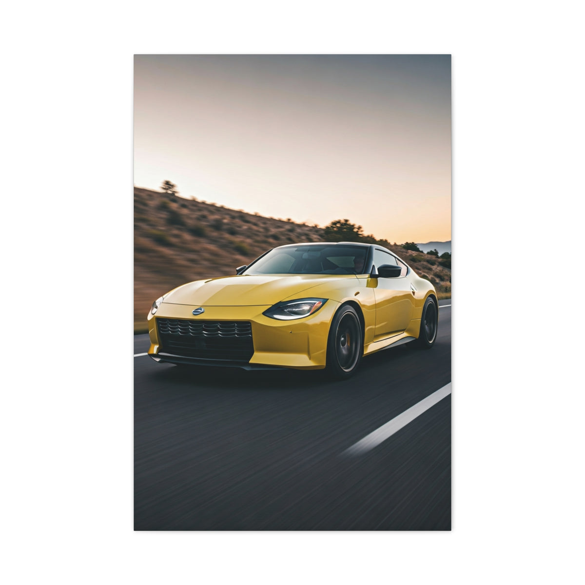Nissan Z Scenic Countryside Drive Wall Art & Canvas Prints