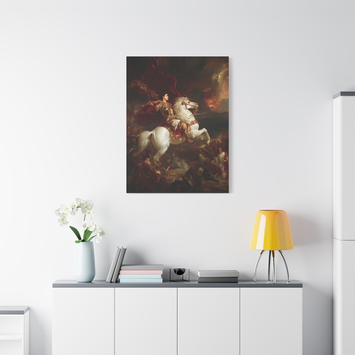 Alexander the Great Triumphant Battlefield Victory Wall Art & Canvas Print