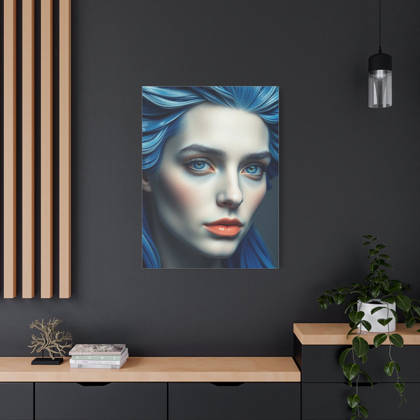 Blue & Gray Art Supreme Gallery Wall Art & Canvas Print