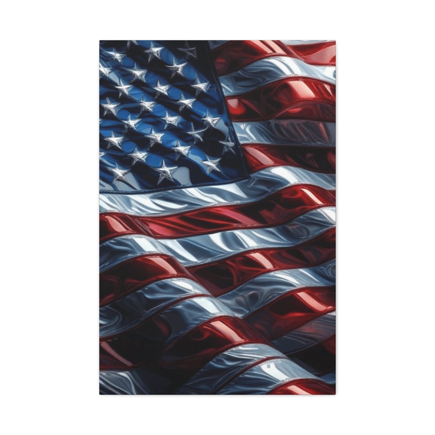 American Flag Waves Wall Art & Canvas Prints
