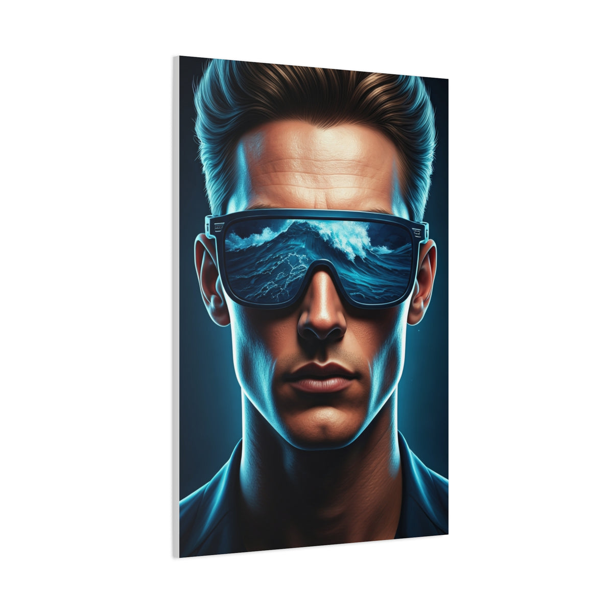 Neon Ocean Reflection Vision Wall Art & Canvas Prints