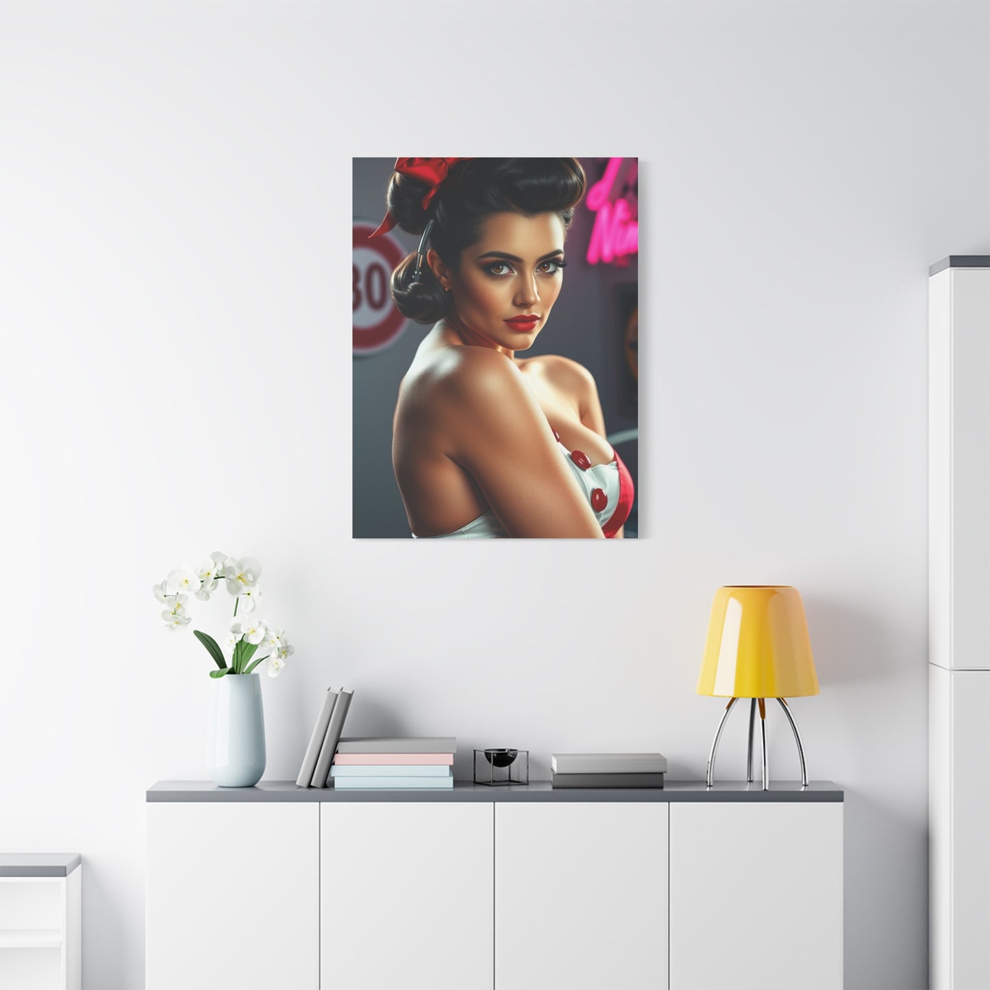 Supreme Pin-Ups Art Wall Art & Canvas Print