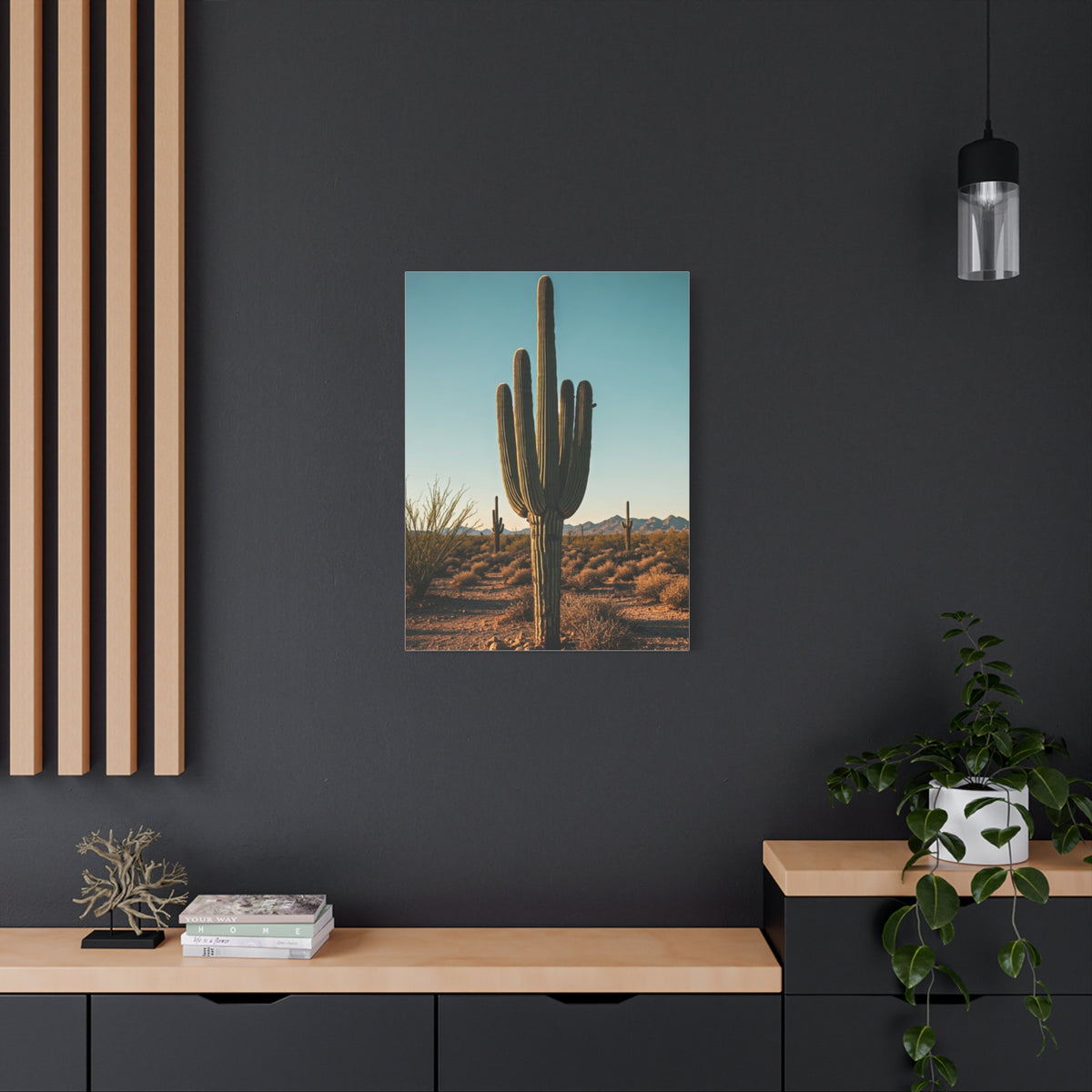 Classic Saguaro Desert Landscape Wall Art & Canvas Prints