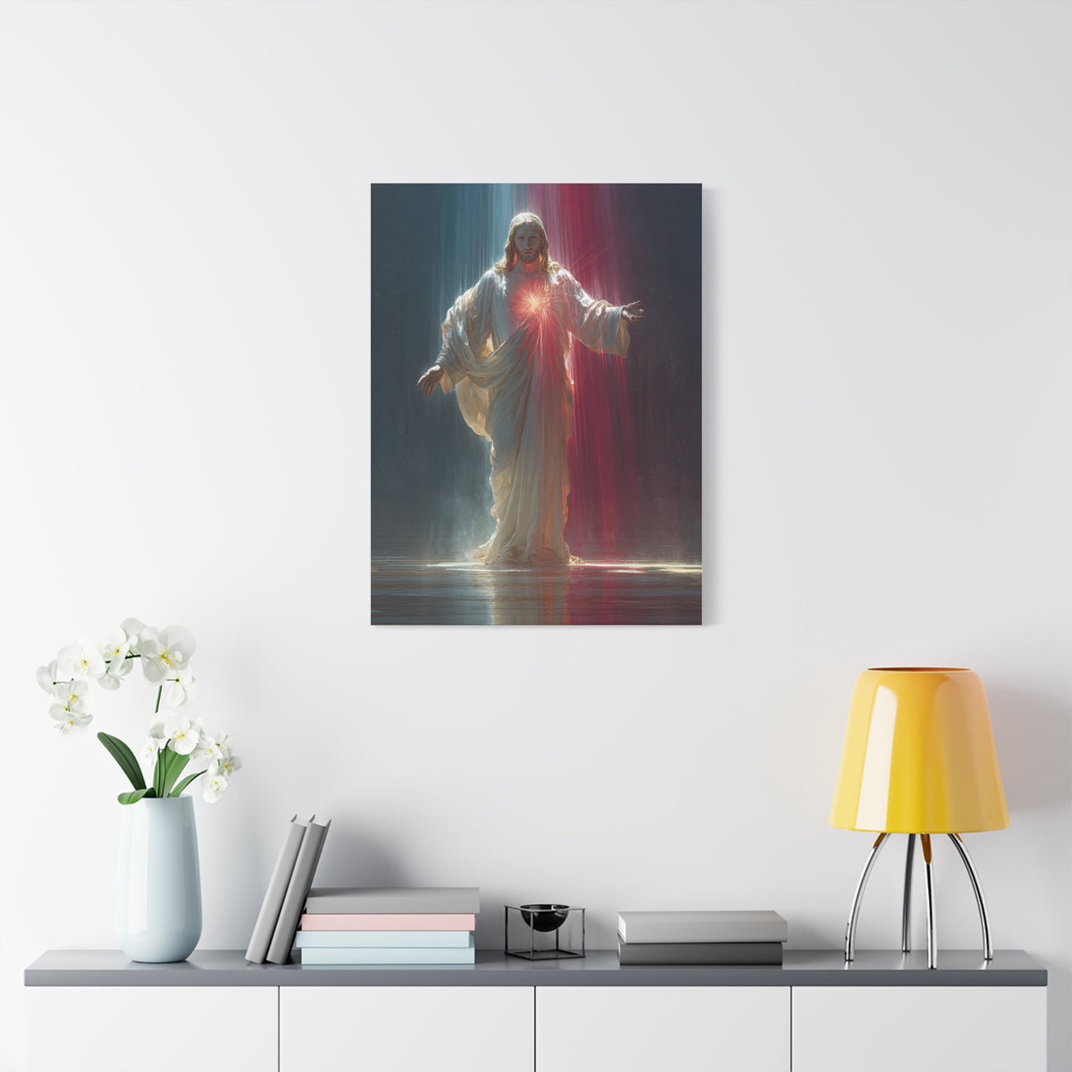 Divine Mercy Christ Radiant Light Wall Art & Canvas Print