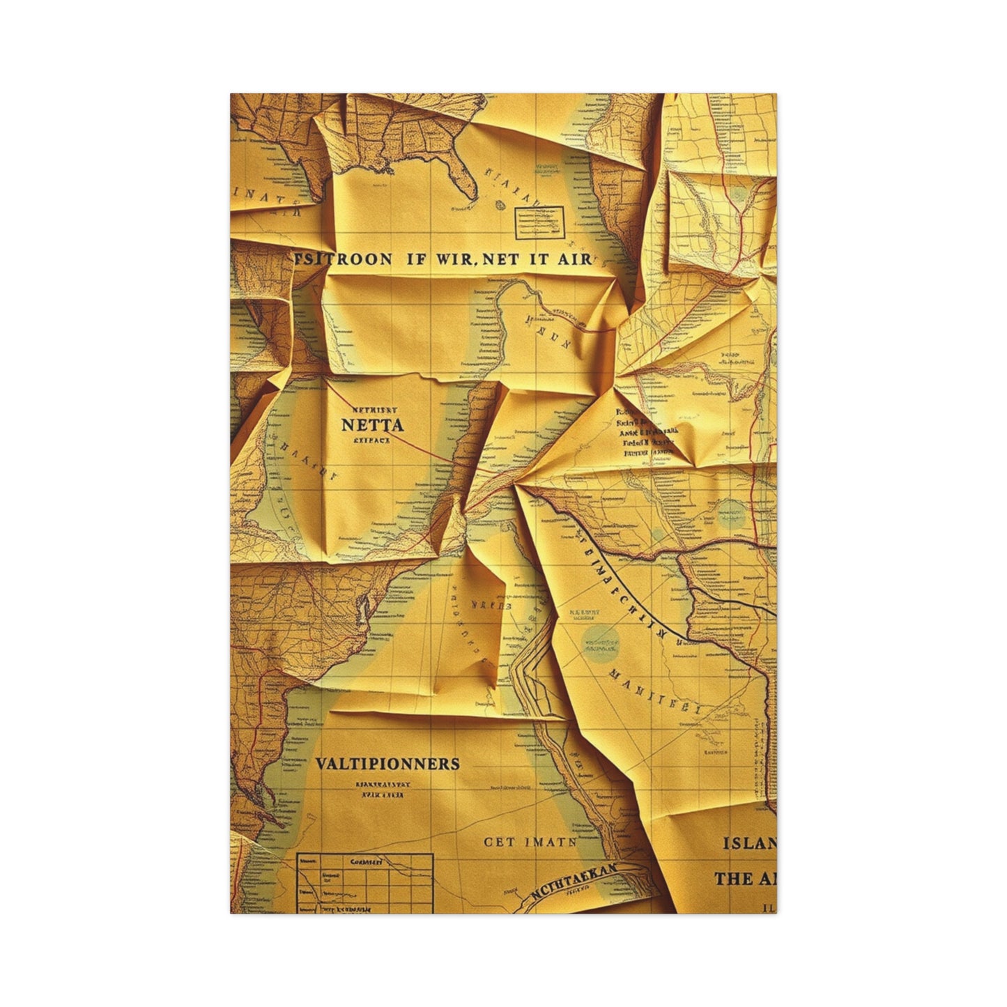 Collection Antique Maps Art Wall Art & Canvas Print