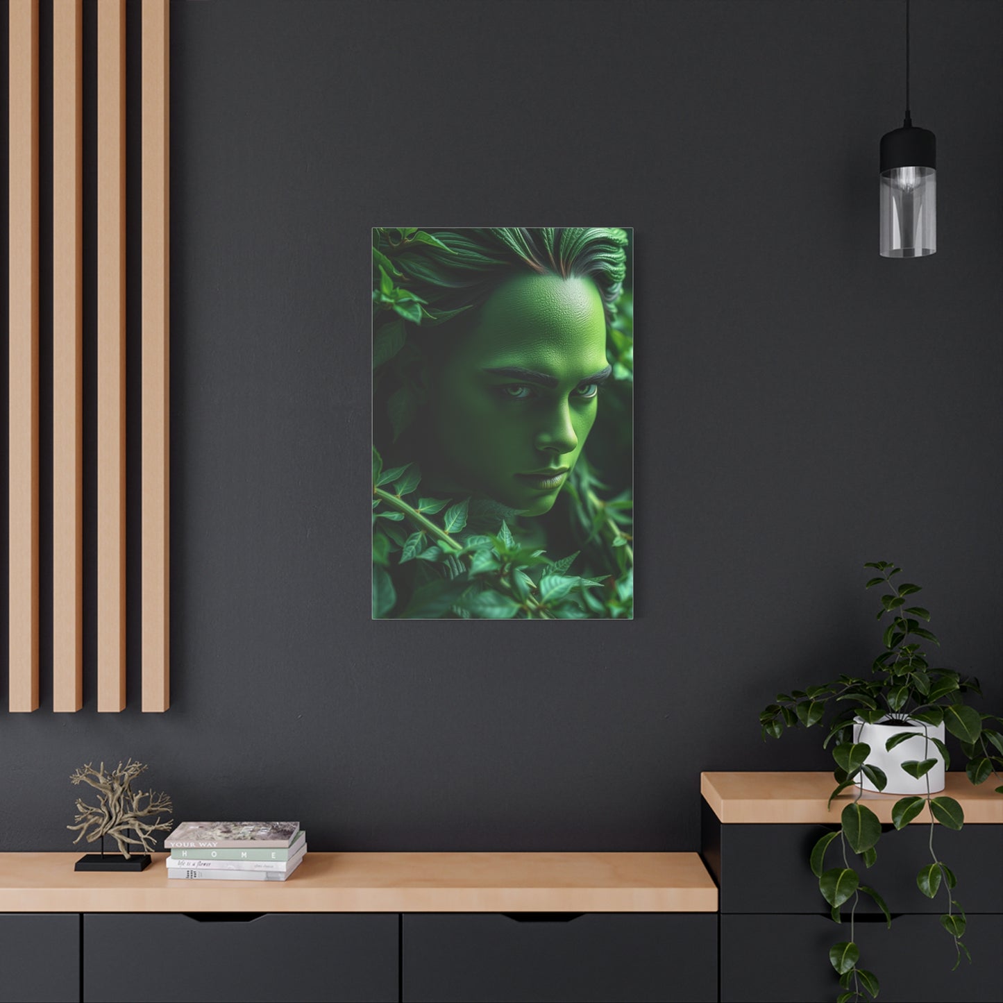 Verdant Elegance Canvas Wall Art & Canvas Print