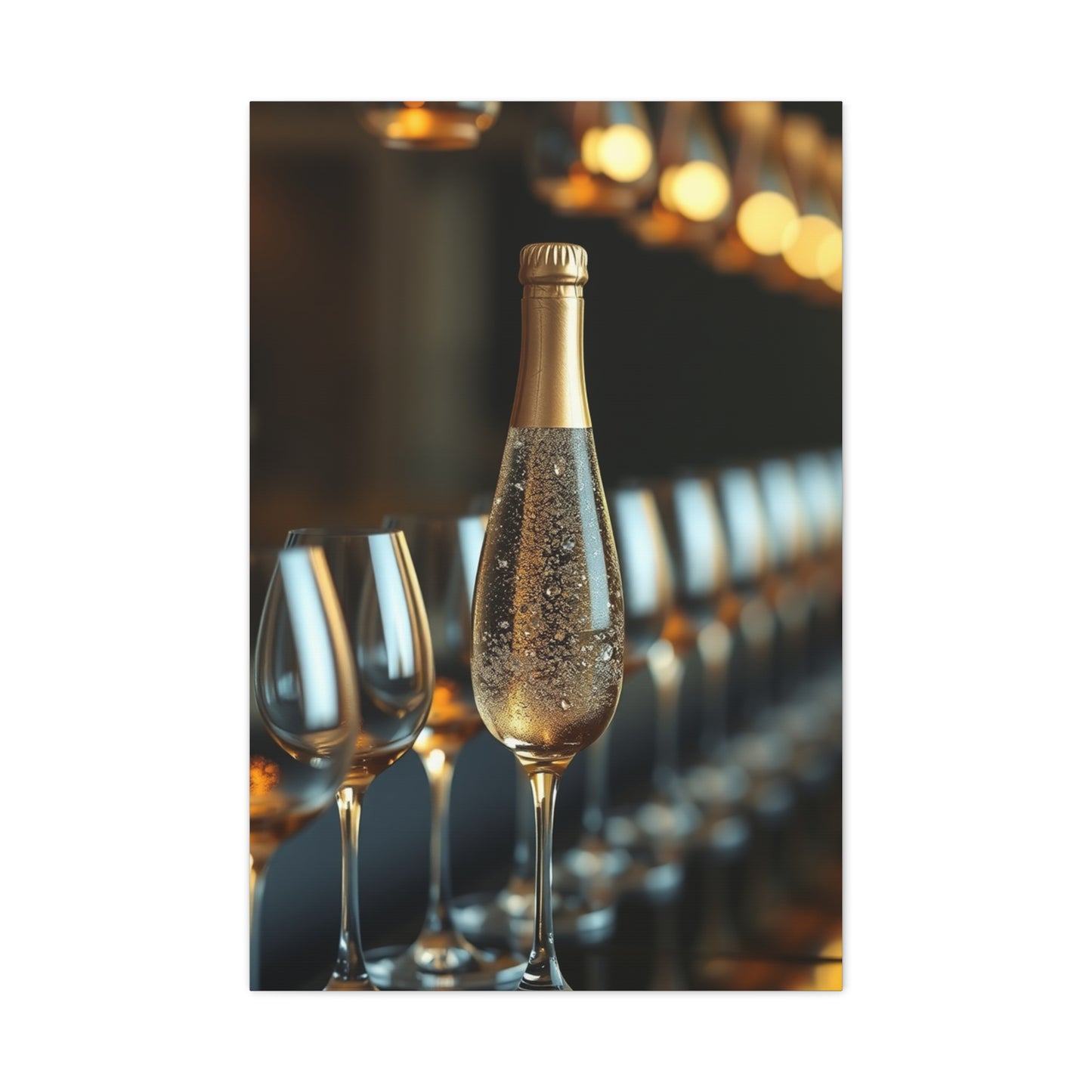 Champagne Art Supreme Canvas Gallery Wall Art & Canvas Print