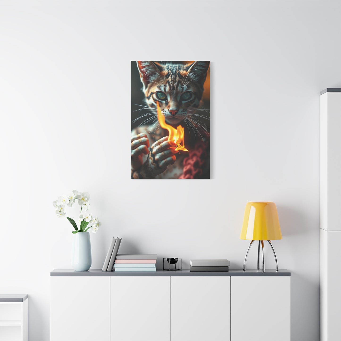 Catfight Art Refined Canvas Wall Art & Canvas Print