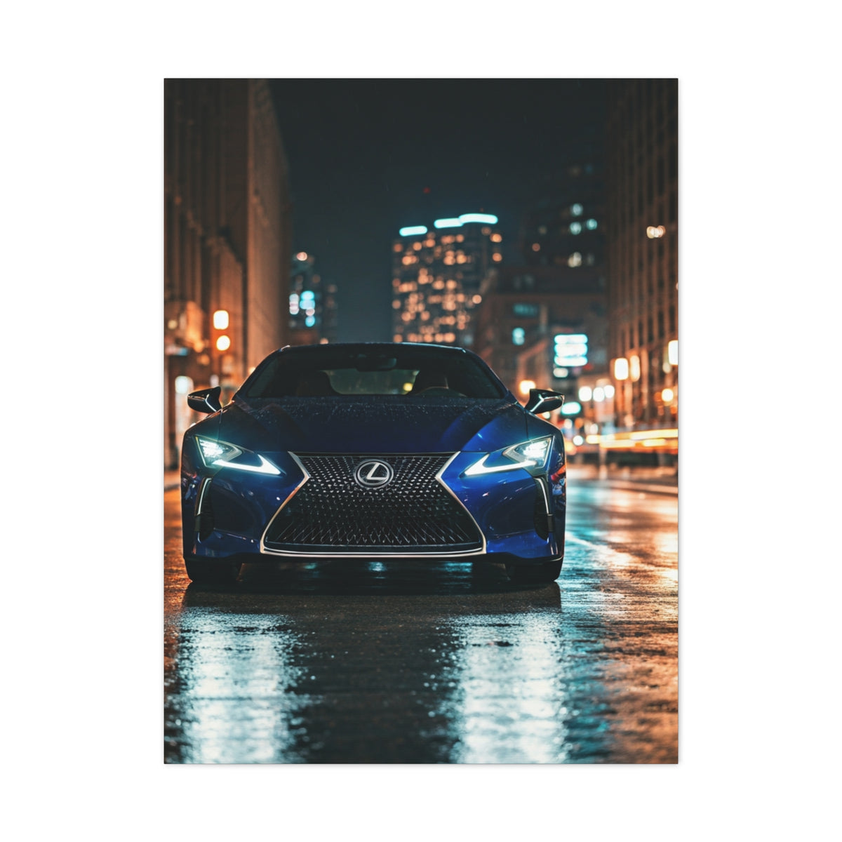 Lexus LC 500 City Night Sophistication Wall Art & Canvas Prints
