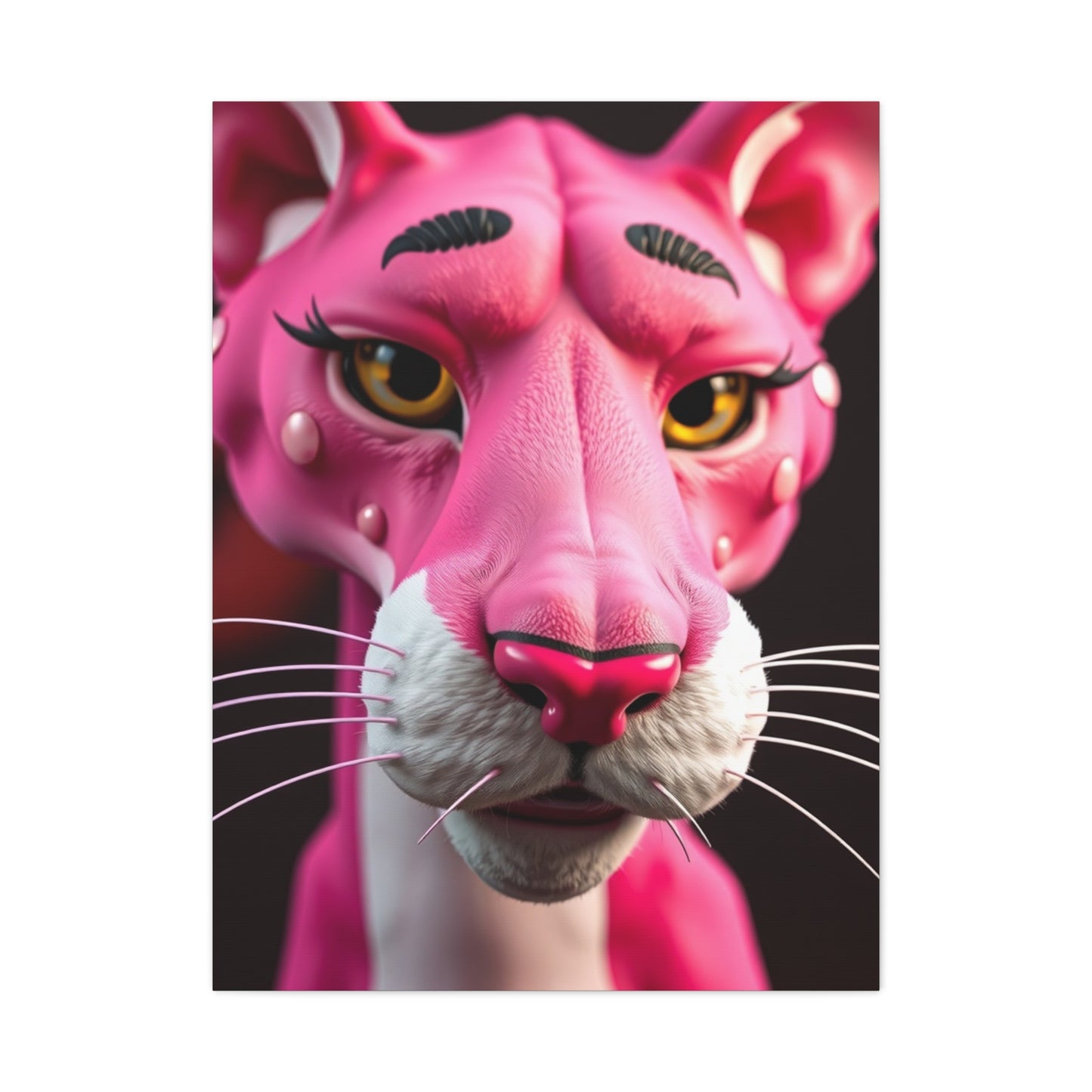 Crimson Panther Prestige Art Wall Art & Canvas Print