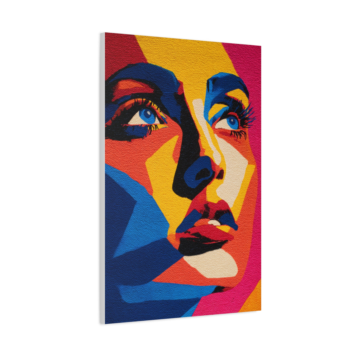 Vibrant Pop Art Portrait Wall Art & Canvas Print