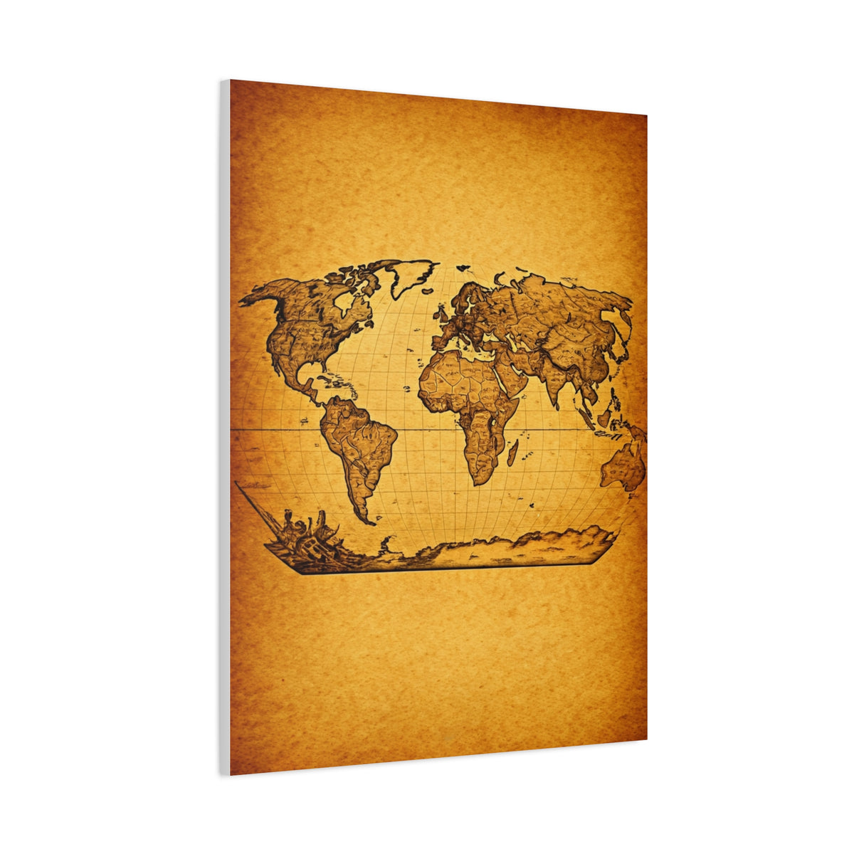 Old World Nautical Map Wall Art & Canvas Prints