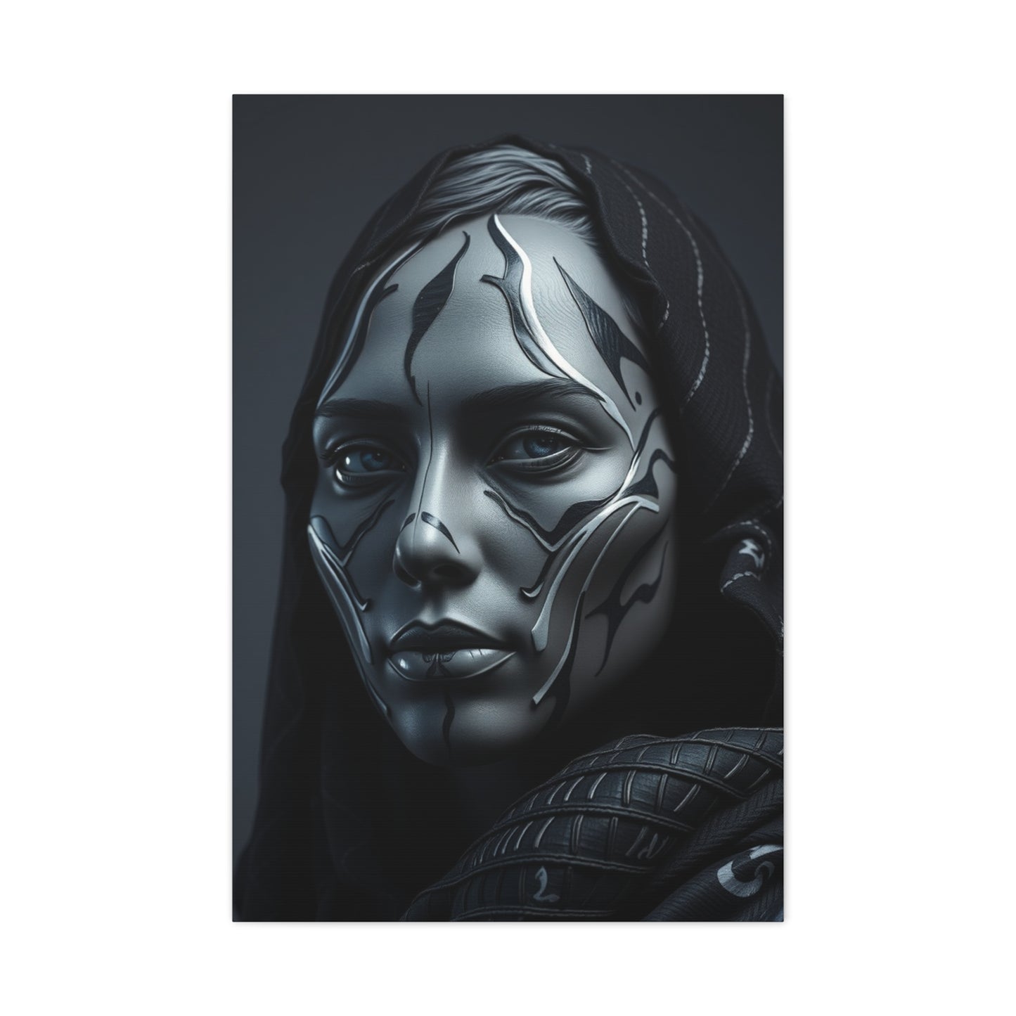 Charcoal, Onyx, and Ivory Art Refined Canvas Wall Art & Canvas Print