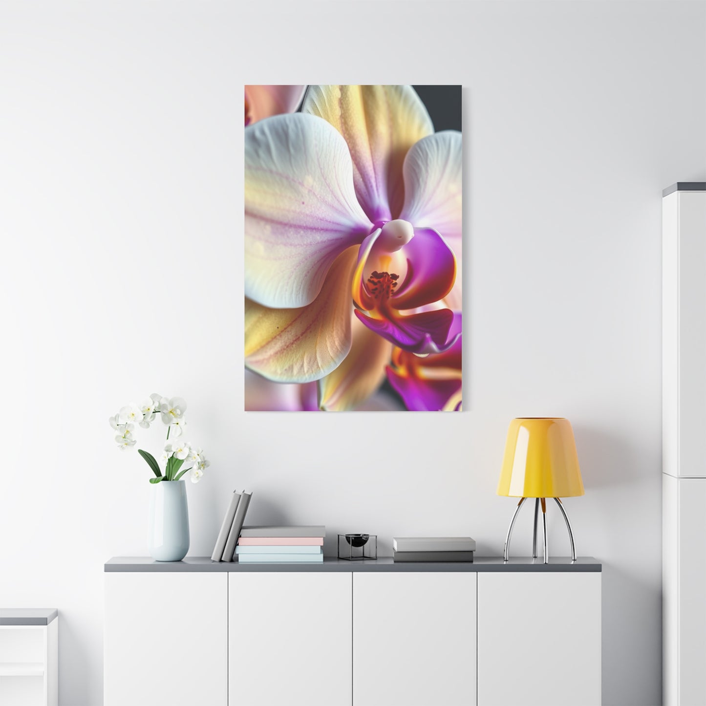 Orchid Flower Art Supreme Canvas Wall Art & Canvas Print