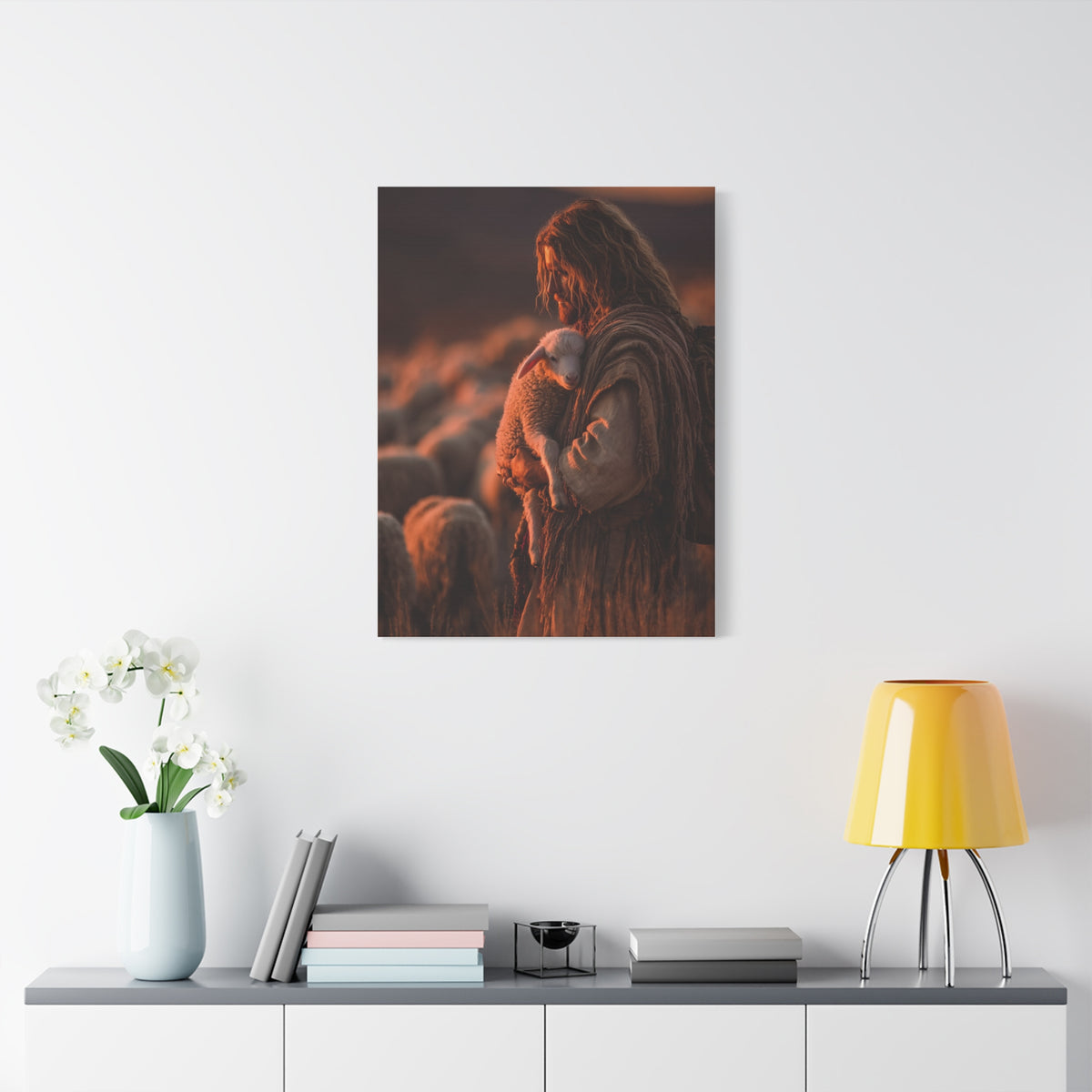 The Good Shepherd Intimate Portrait Wall Art & Canvas Print