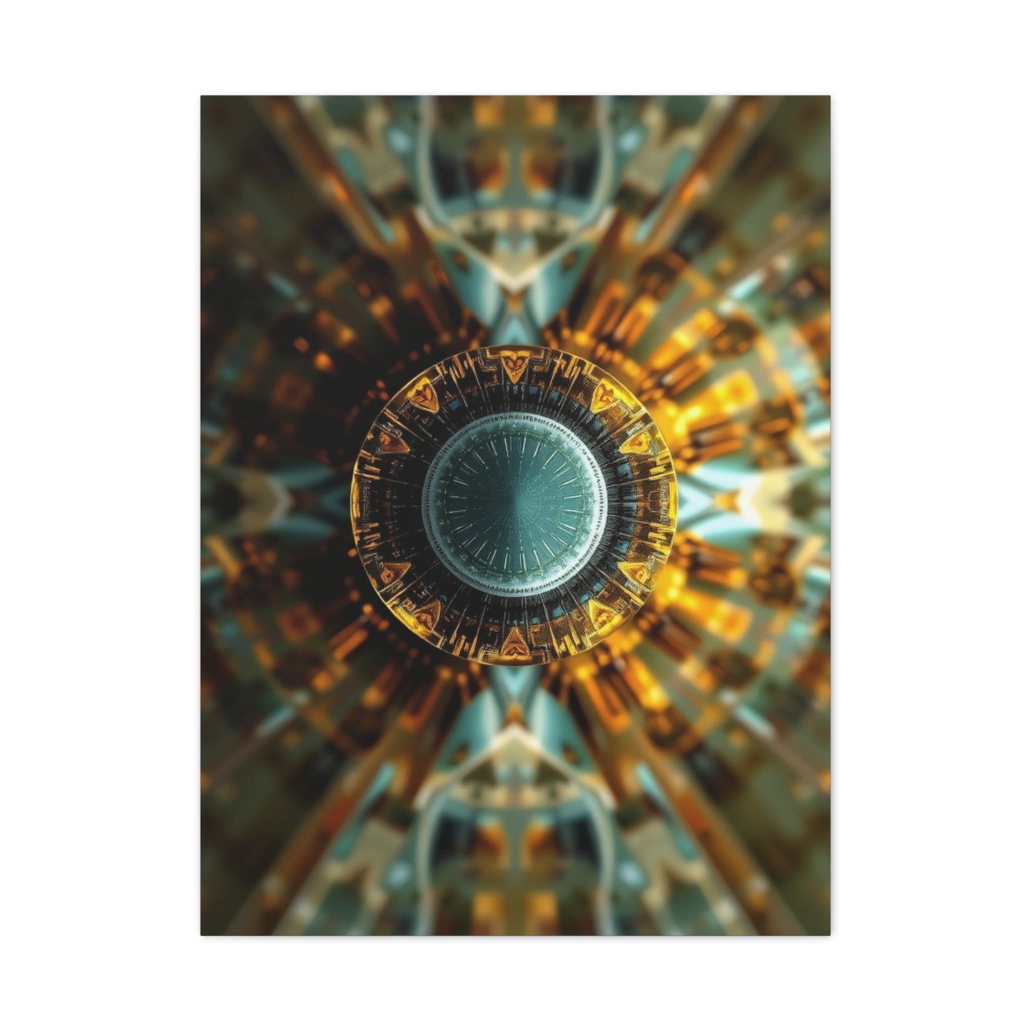 Circular Abstract Art Luxury Canvas Wall Art & Canvas Print