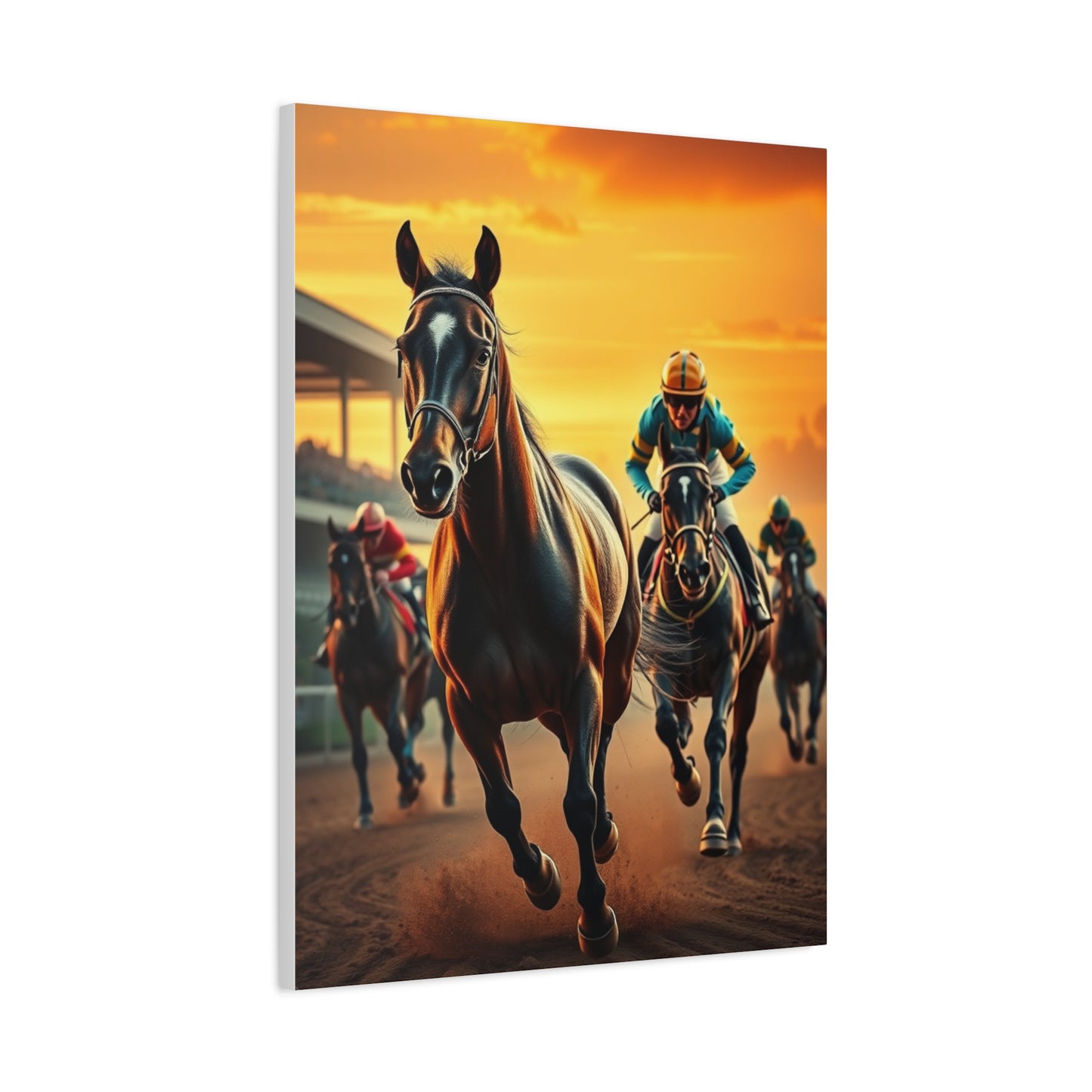 Elite Horse Racing Art Vision Wall Art & Canvas Print