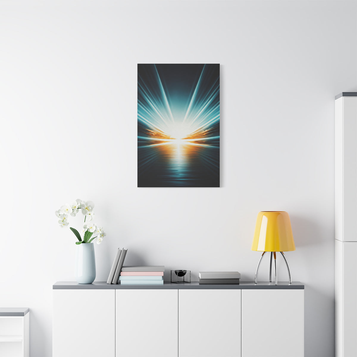 Golden Light Over Water Wall Art & Canvas Prints