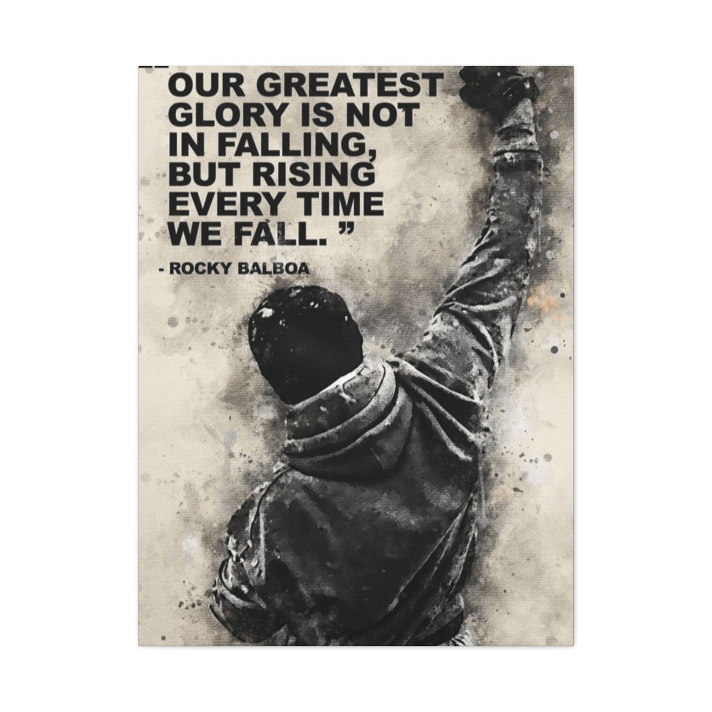 Rocky Balboa Quote Wall Art & Canvas Prints