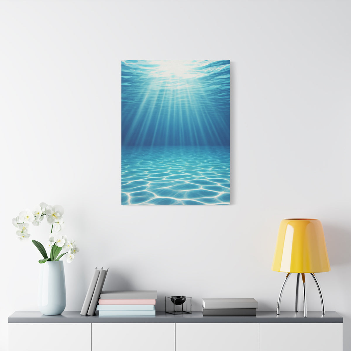 Sunlit Underwater Glow Wall Art & Canvas Prints  Product Description