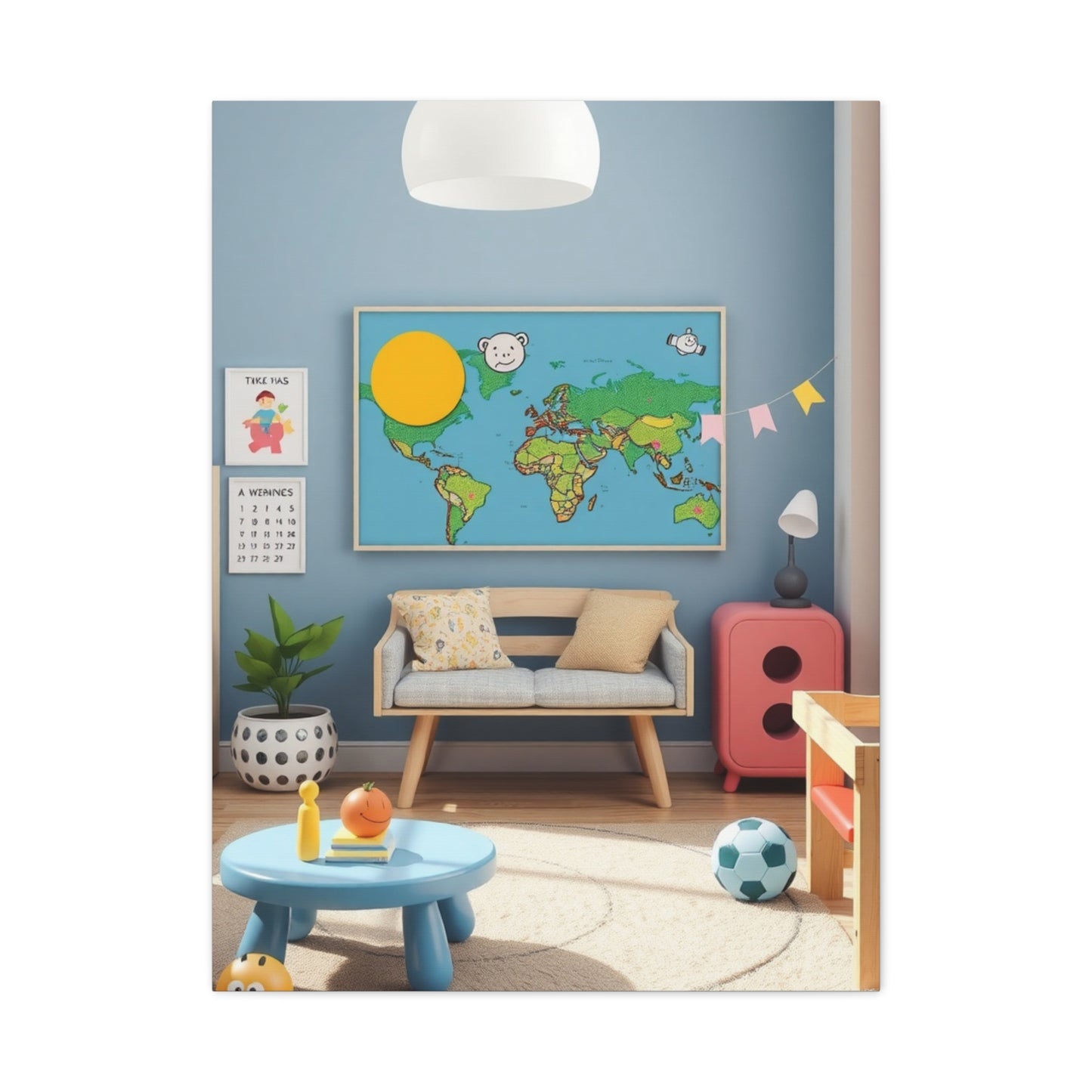 Kids Playroom Art Supreme Canvas Wall Art & Canvas Print