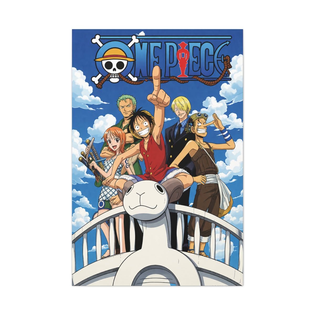 One Piece East Blue Going Merry Poster Wall Art & Canvas Print