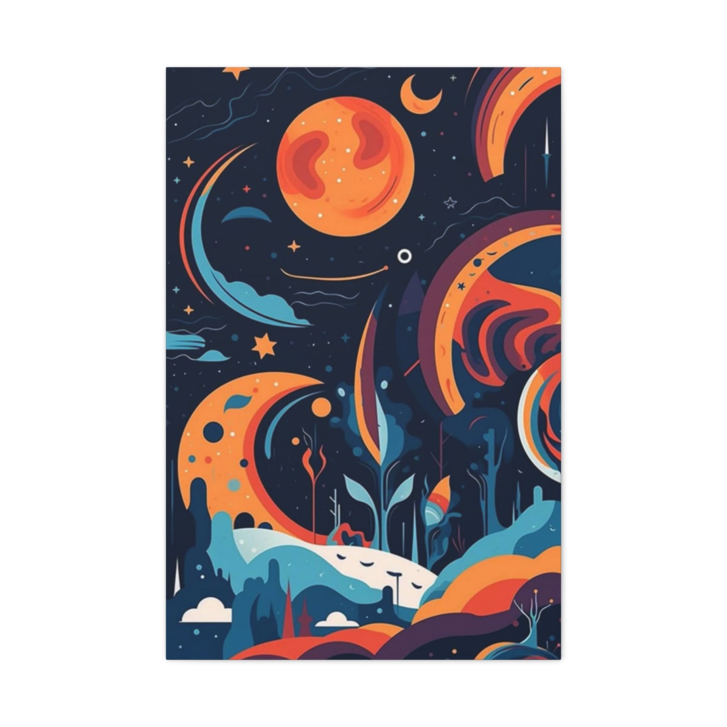 Abstract Moon & Space Poster Wall Art & Canvas Prints
