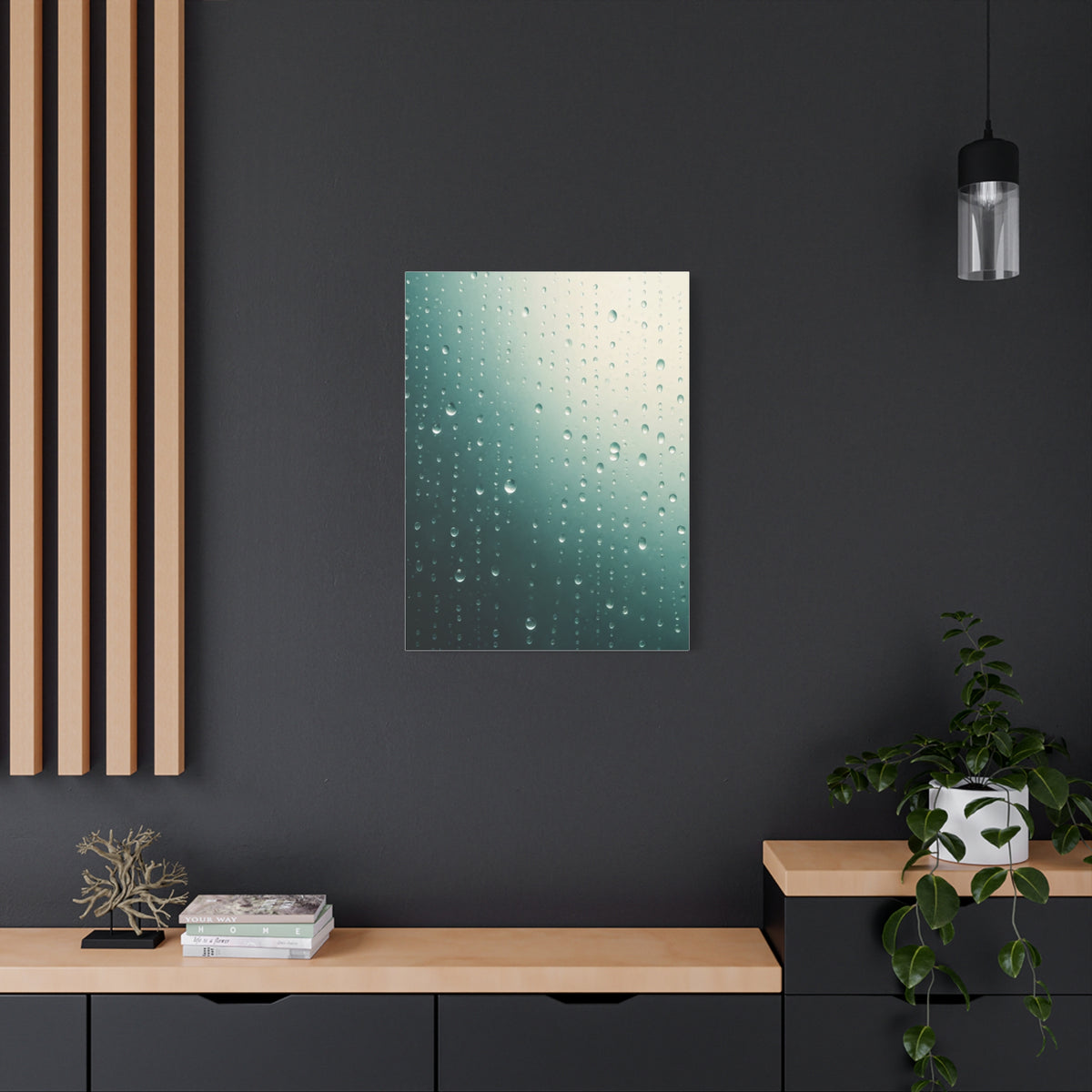 Rain Mist Gradient Wall Art & Canvas Prints