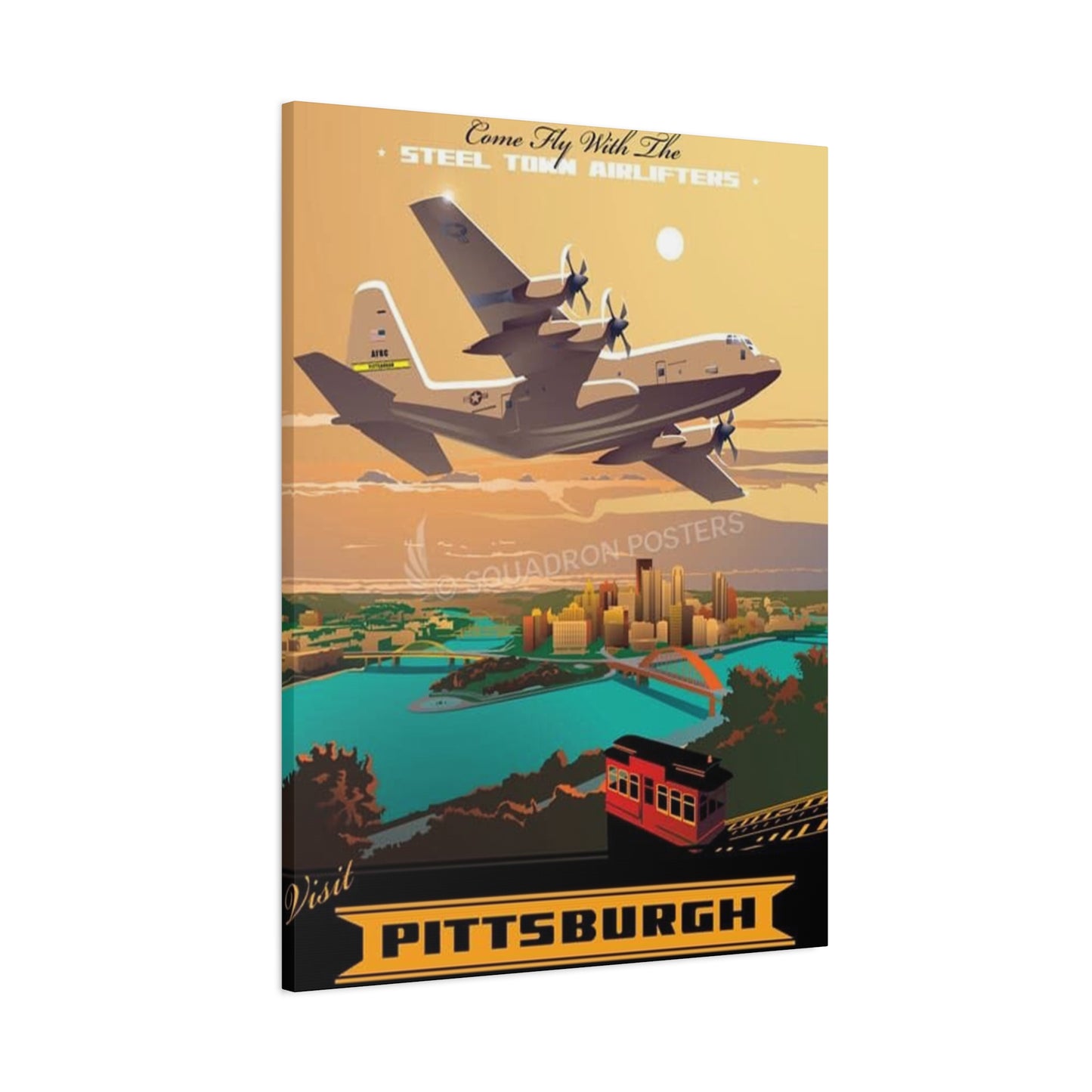Pittsburgh Airlifter Poster Wall Art & Canvas Prints