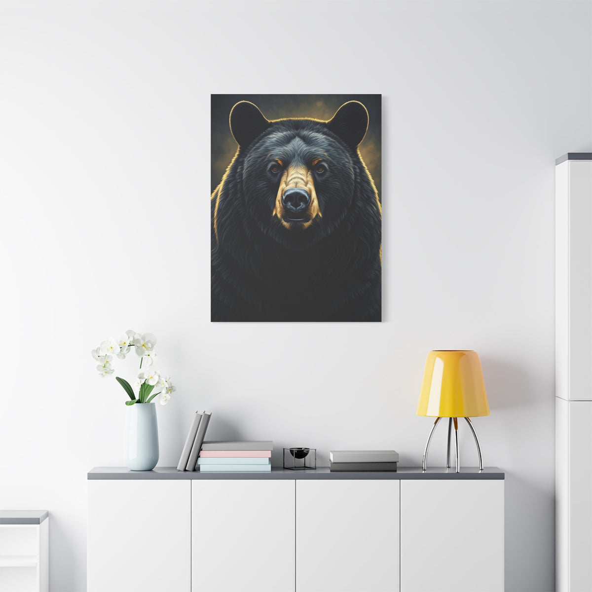 Warm Light Bear Close-Up Wall Art & Canvas Prints