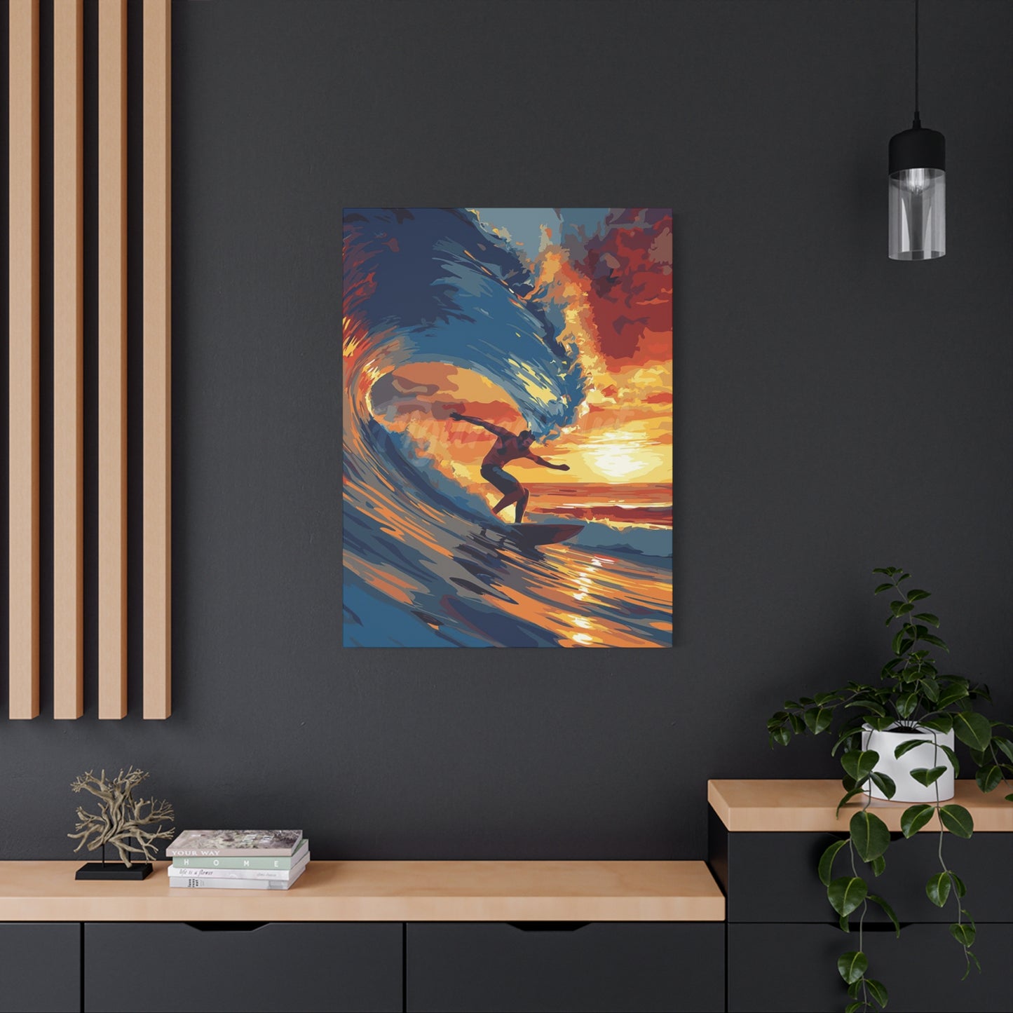Surfing Abstract Wall Art & Canvas Prints