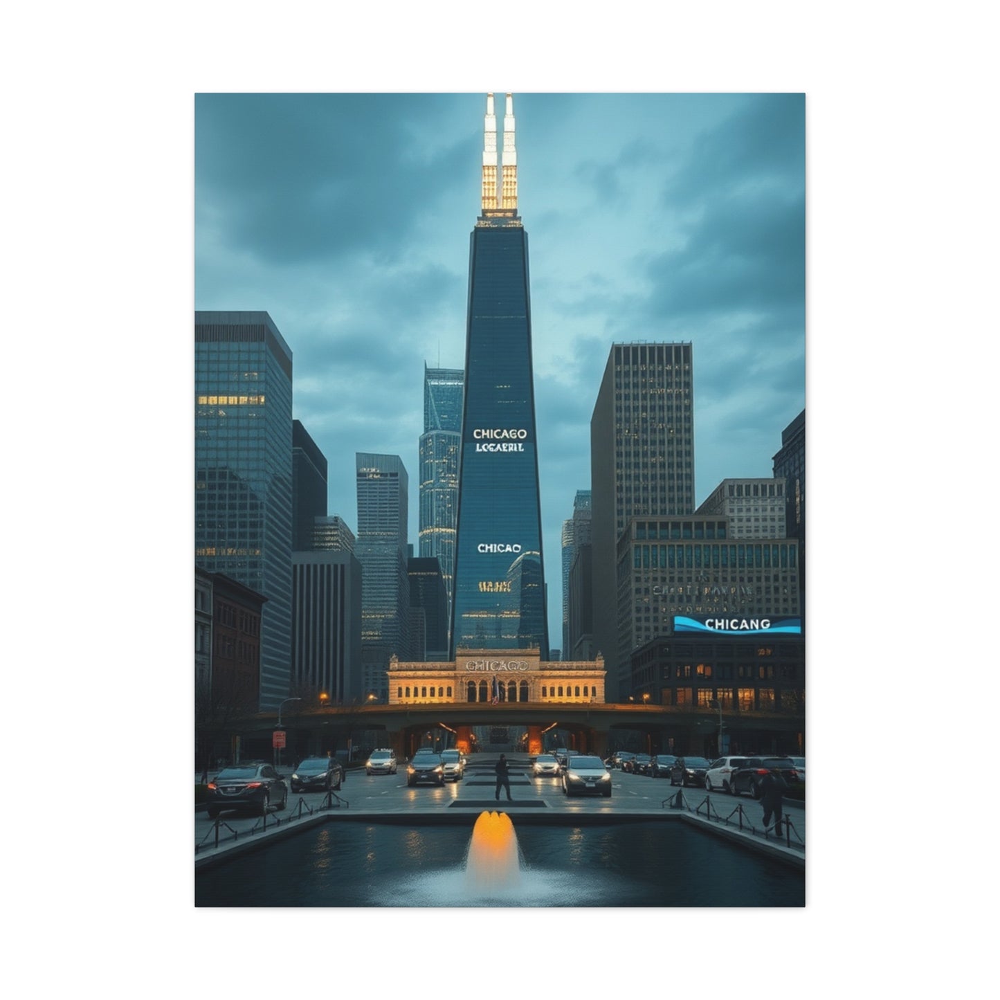 Chicago Art Supreme Canvas Wall Art & Canvas Print