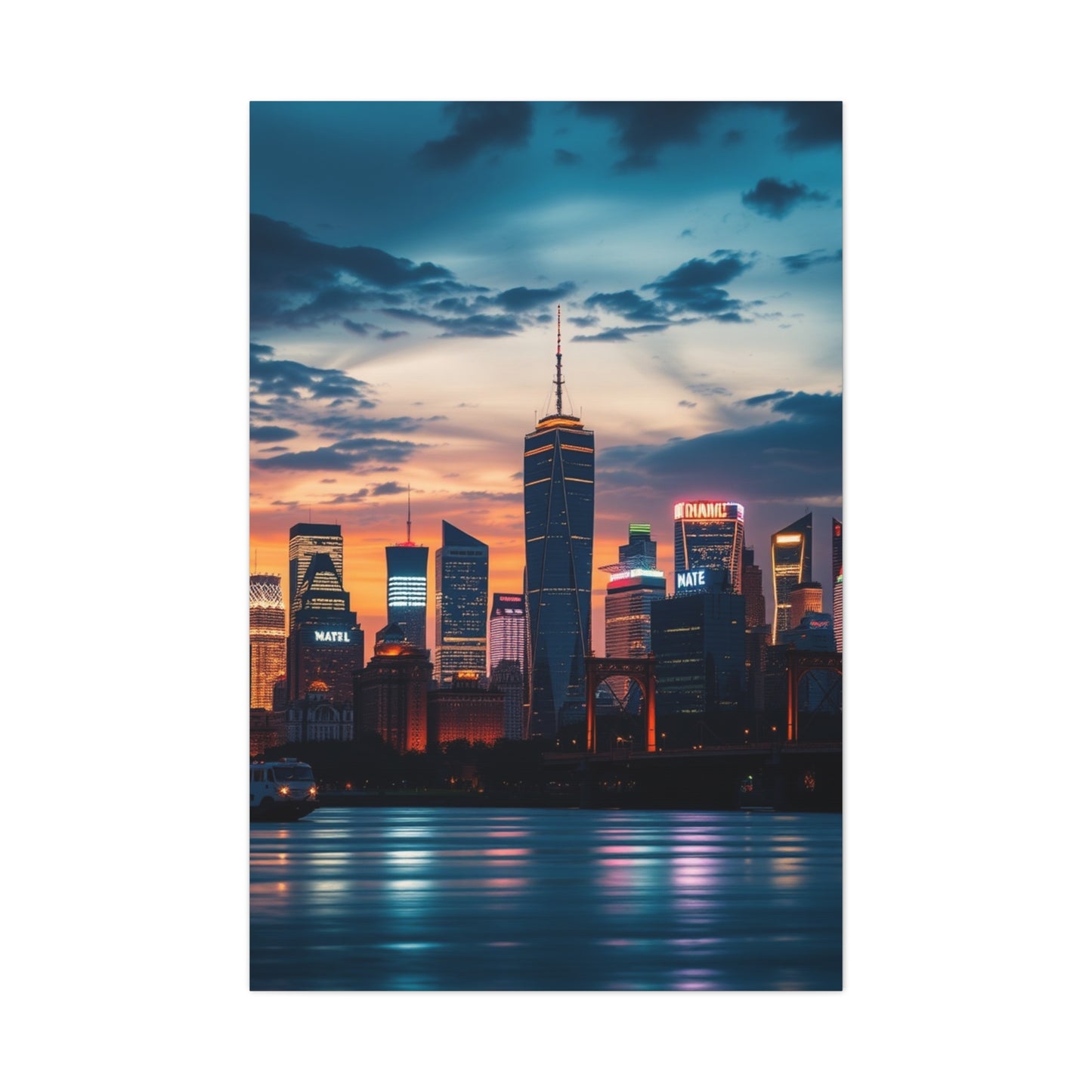 City Skylines Art Luxury Canvas Wall Art & Canvas Print