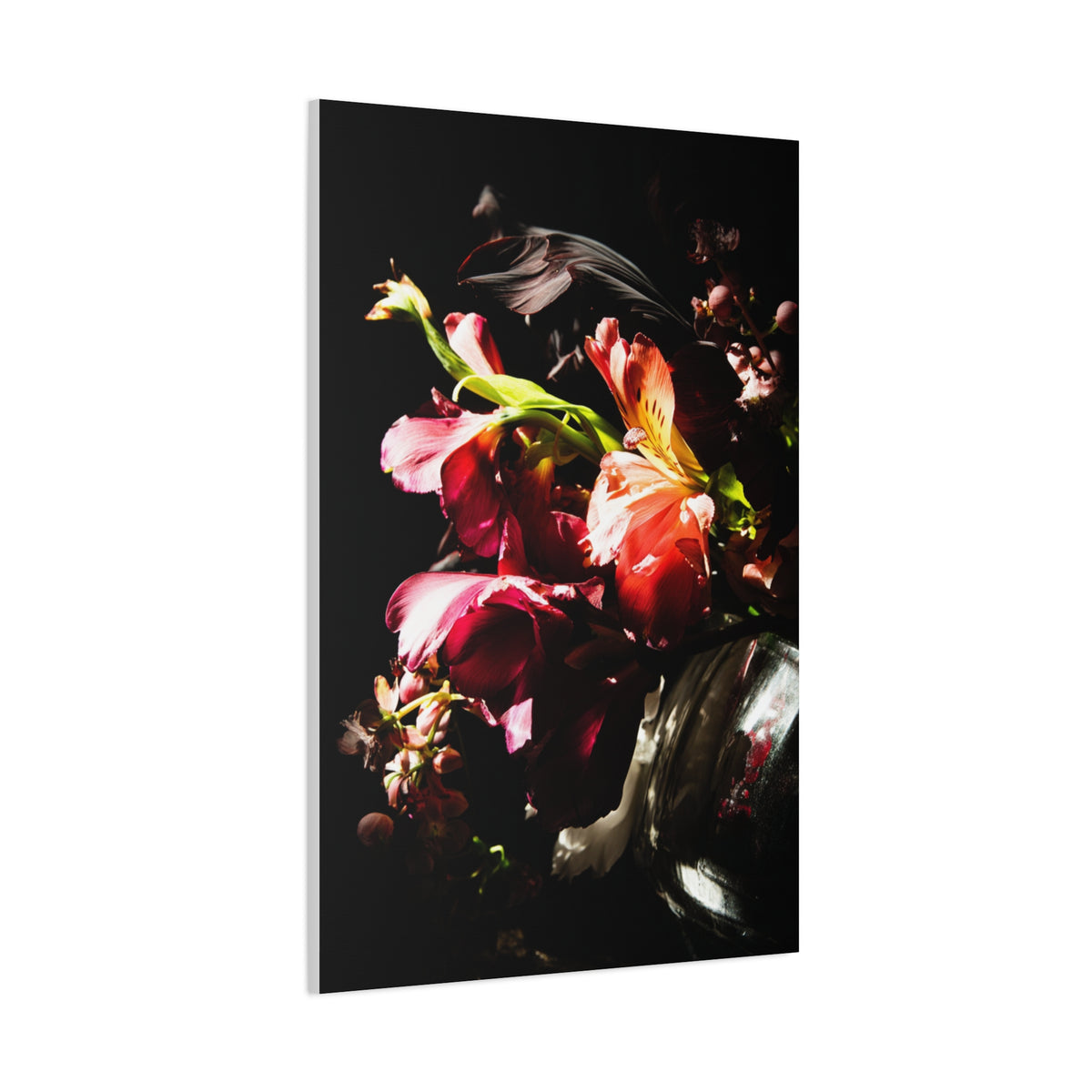 Dark Surreal Floral Chiaroscuro Wall Art & Canvas Print
