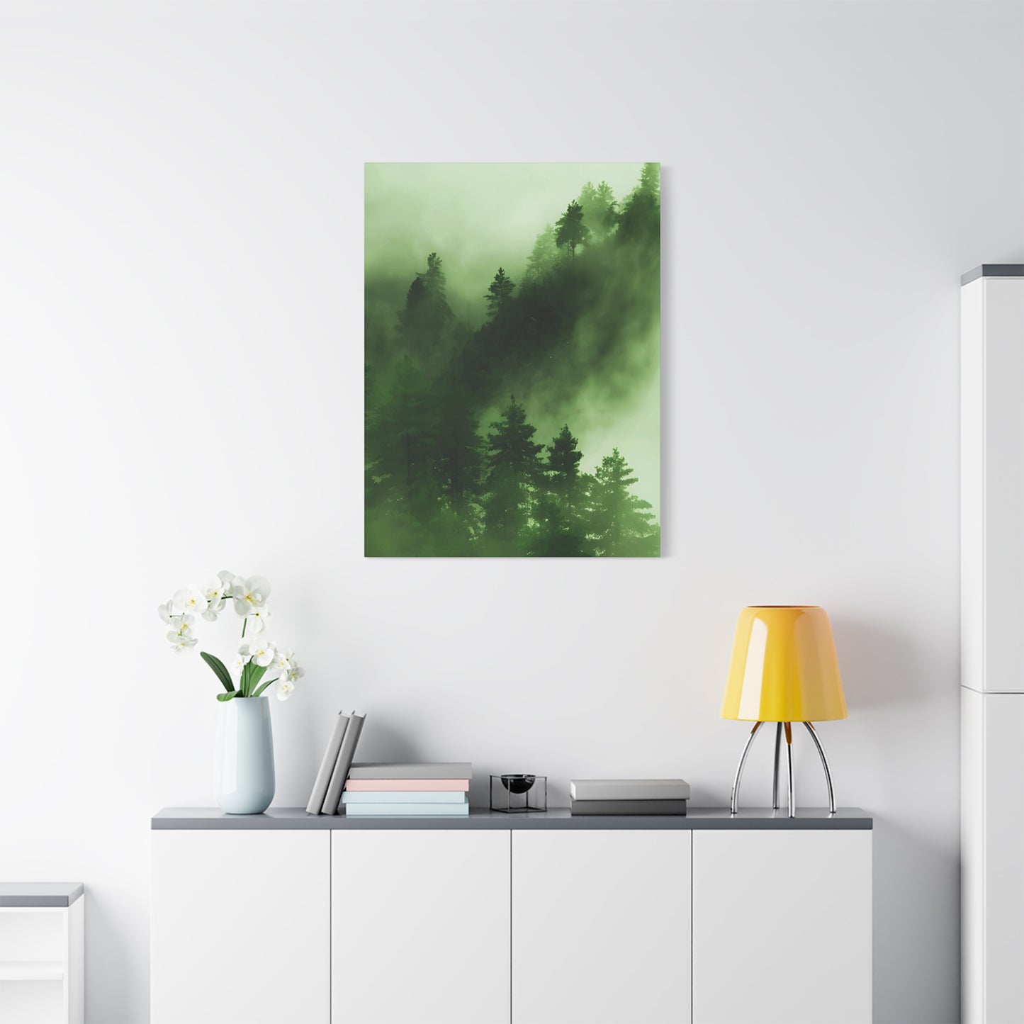 Mist in the Forest Wall Art & Canvas Prints