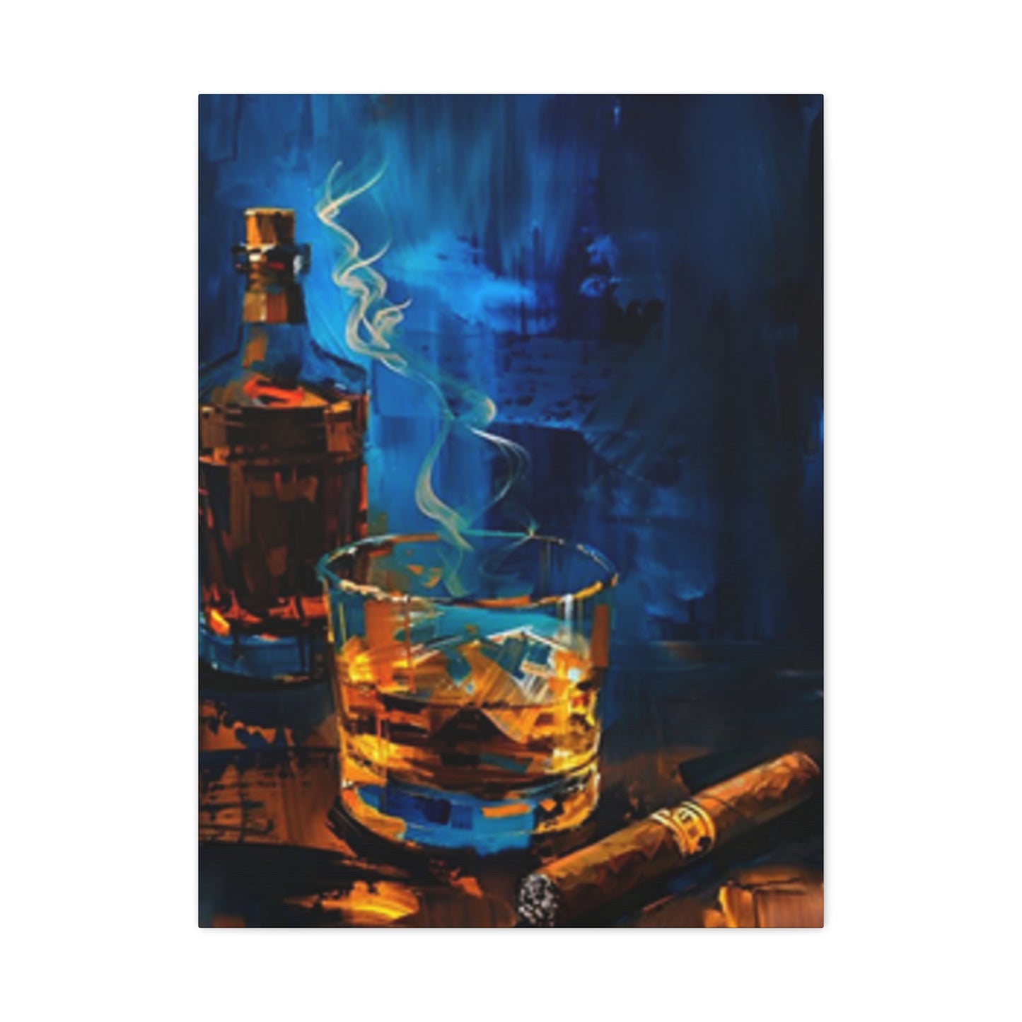 Whiskey And Cigar Wall Art & Canvas Prints