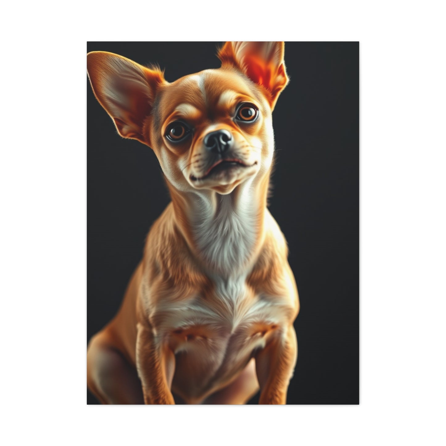 Chihuahua Dog Art Luxury Canvas Wall Art & Canvas Print
