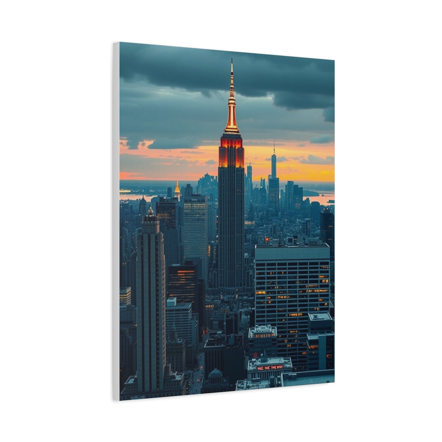 Supreme NYC Skyline Art Wall Art & Canvas Print
